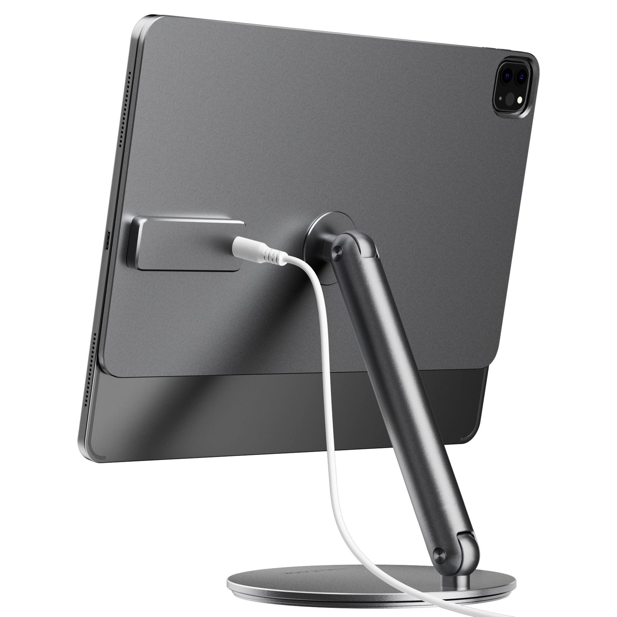 360 Rotating Foldable Magnetic iPad Charging Stand