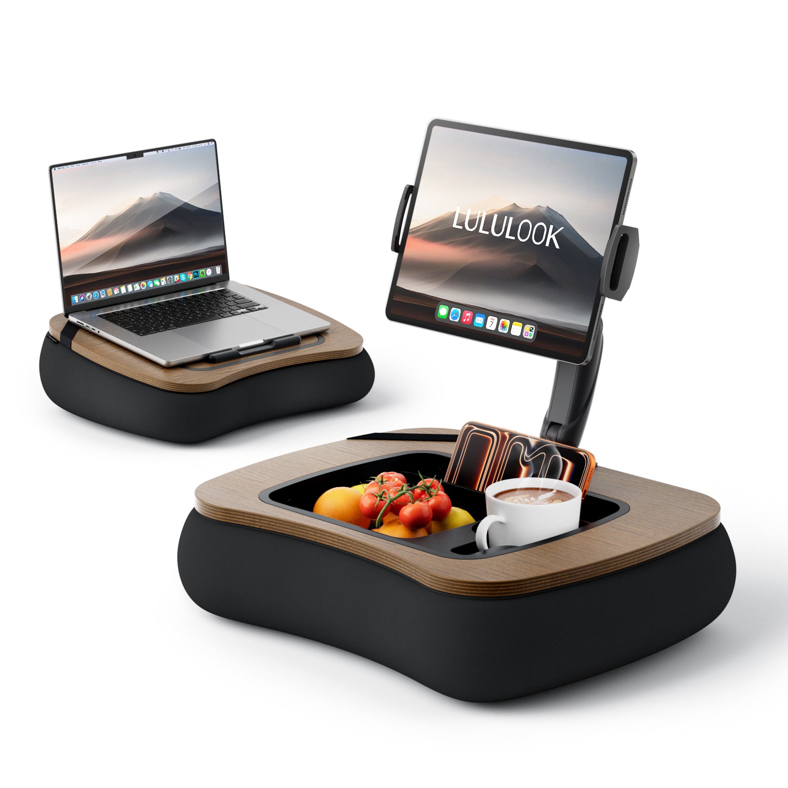 LULULOOK 2-in-1 Lap Desk & Kindle Pillow Stand