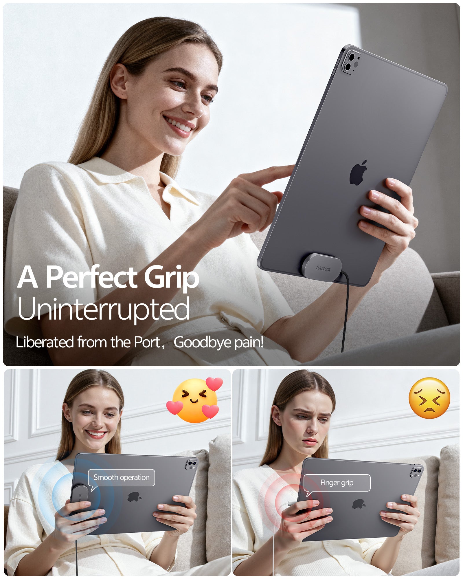 Magnetic Wireless Charger for iPad Pro/Air