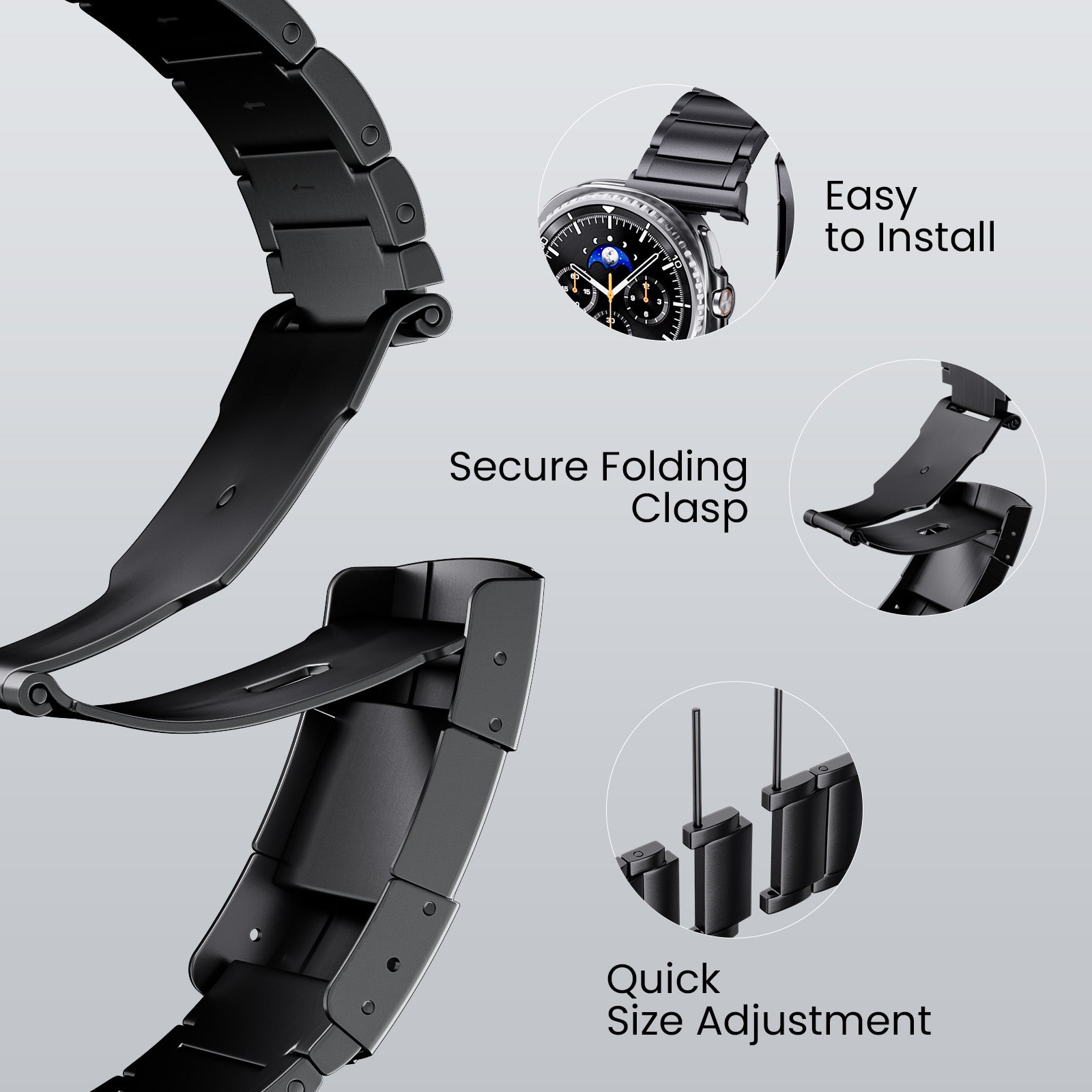 Titanium Band for Samsung Galaxy Watch 8 & 8 Classic