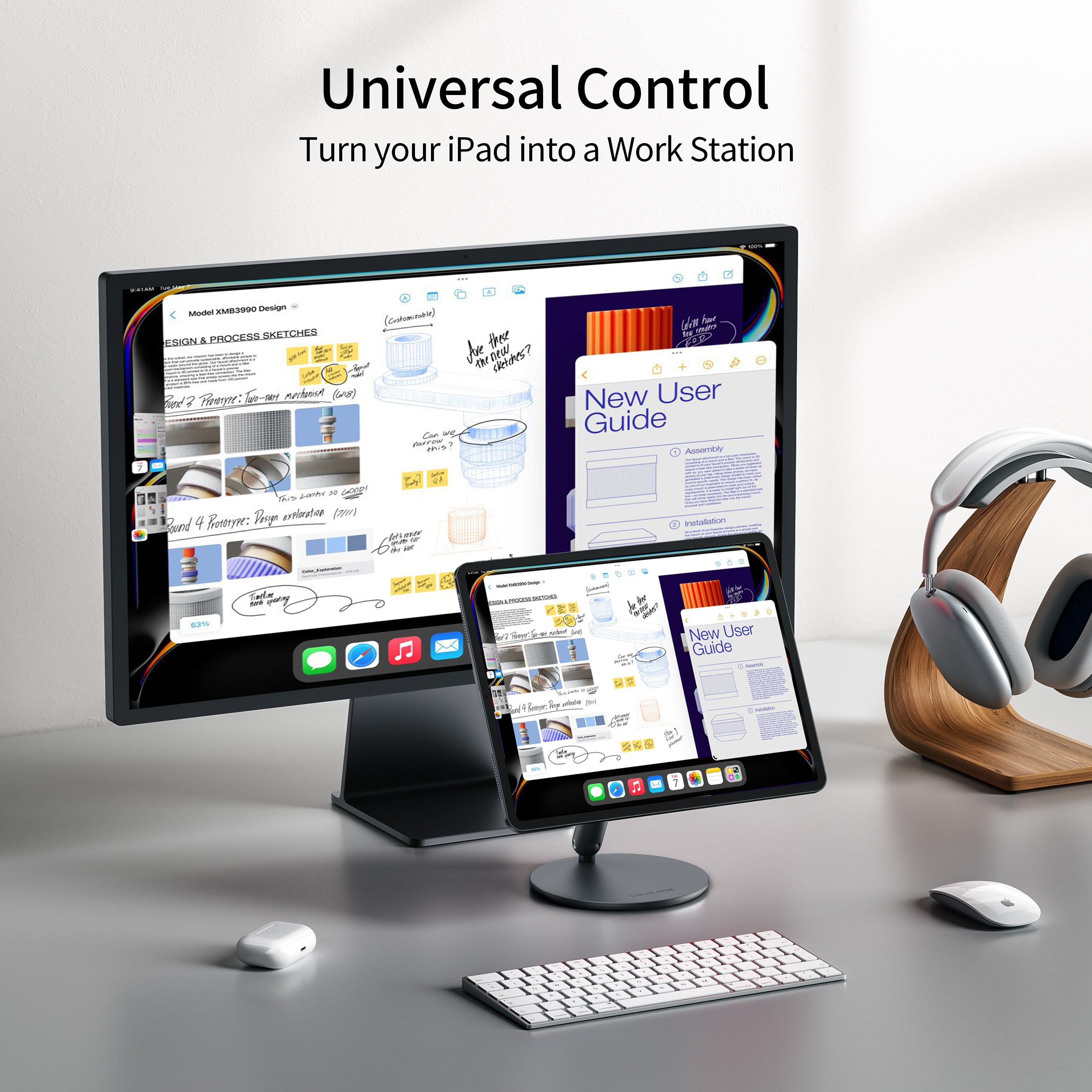 Magnetic iPad Stand