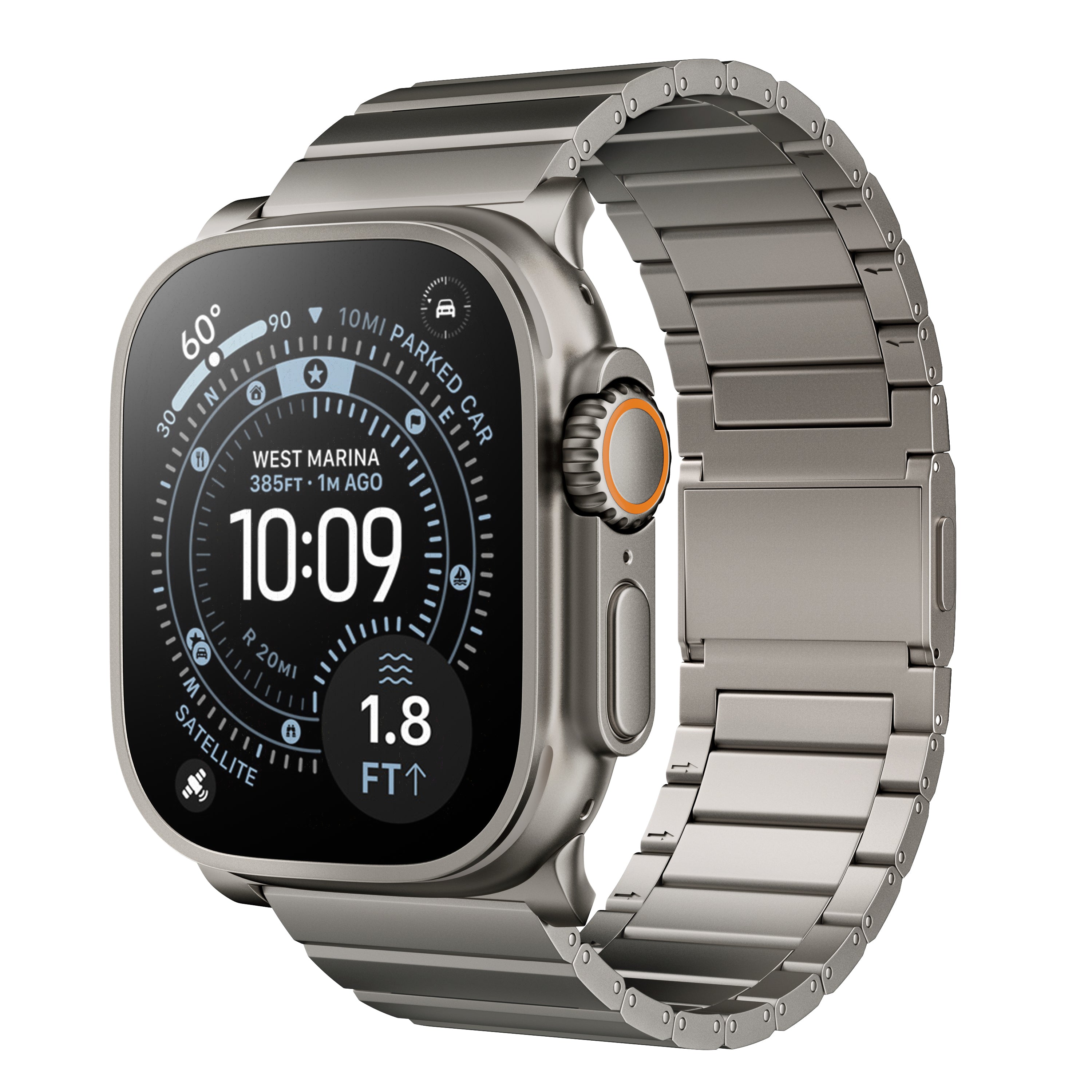 Grade 2 Titanium Magnetic Band for Apple Watch Ultra