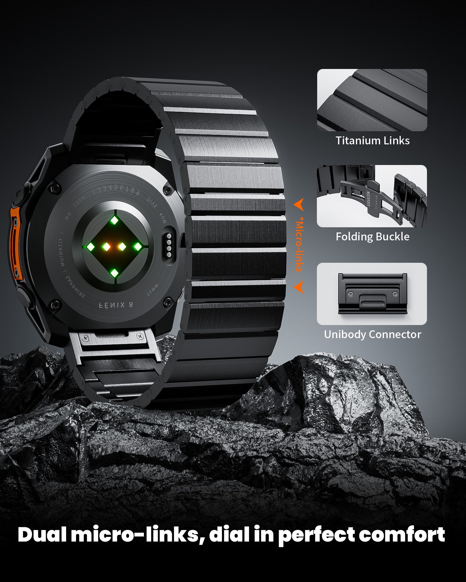 Garmin 26mm Titanium Band