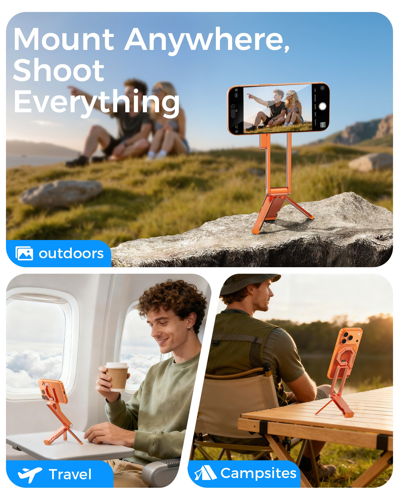 Magnetic Tripod Stand for iPhone
