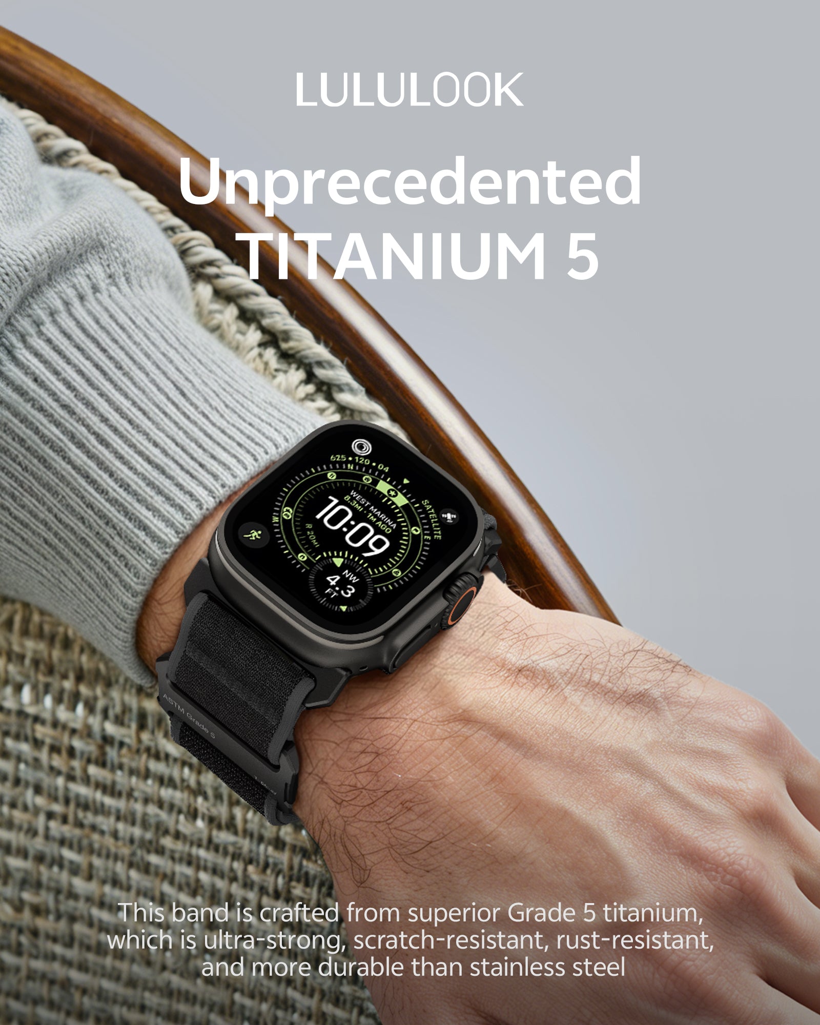 Grade 5 Titanium Nylon Band for Apple Watch