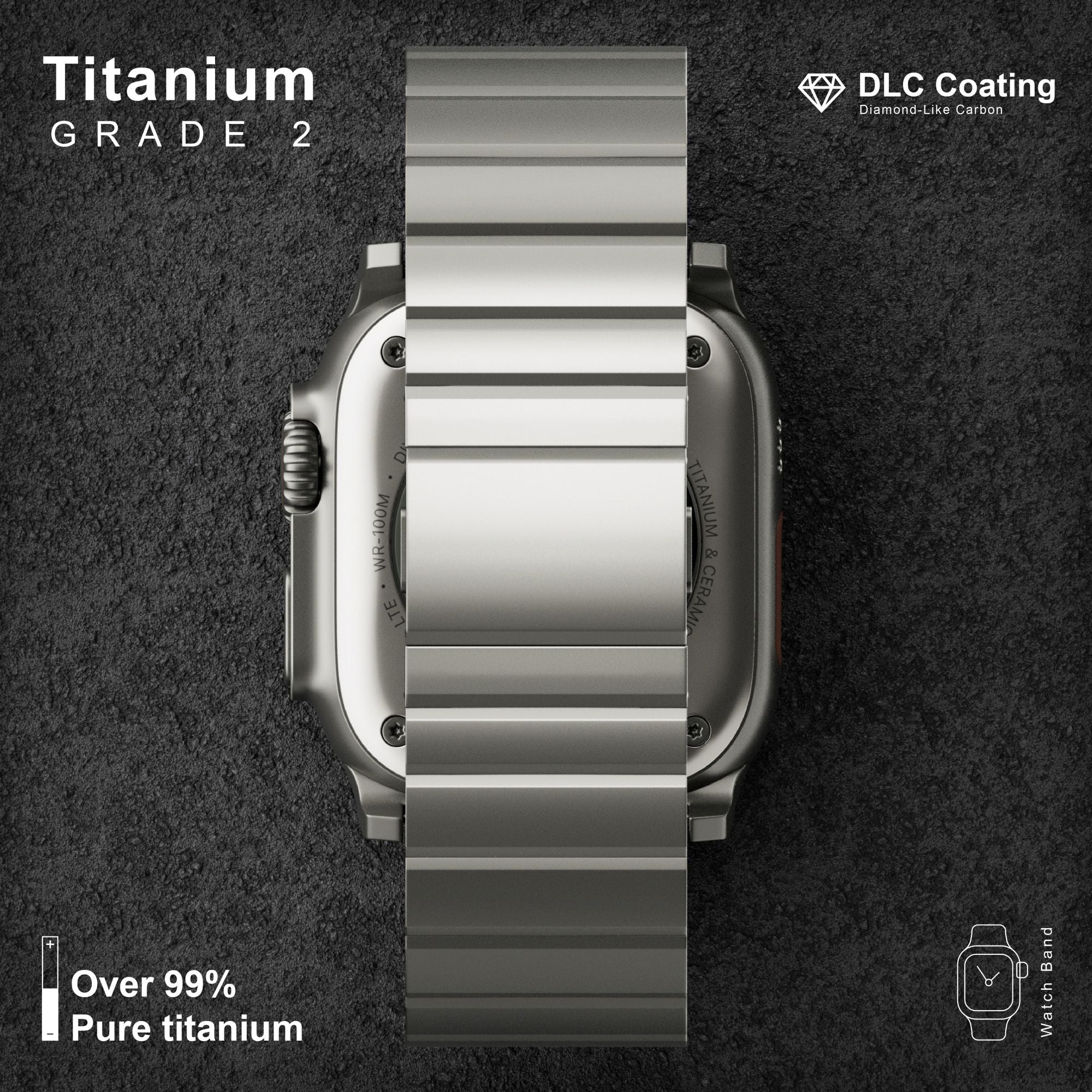 Grade-2-Titanium-Magnetic-Band-for-Apple-Watch-Ultra-7