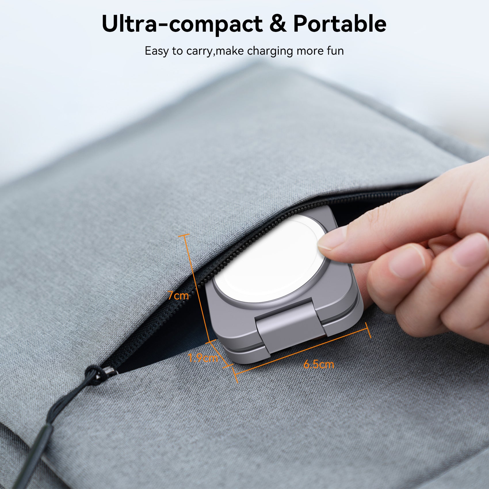 Ultra-Nano 2-in-1 Magnetic Wireless Charger for Apple