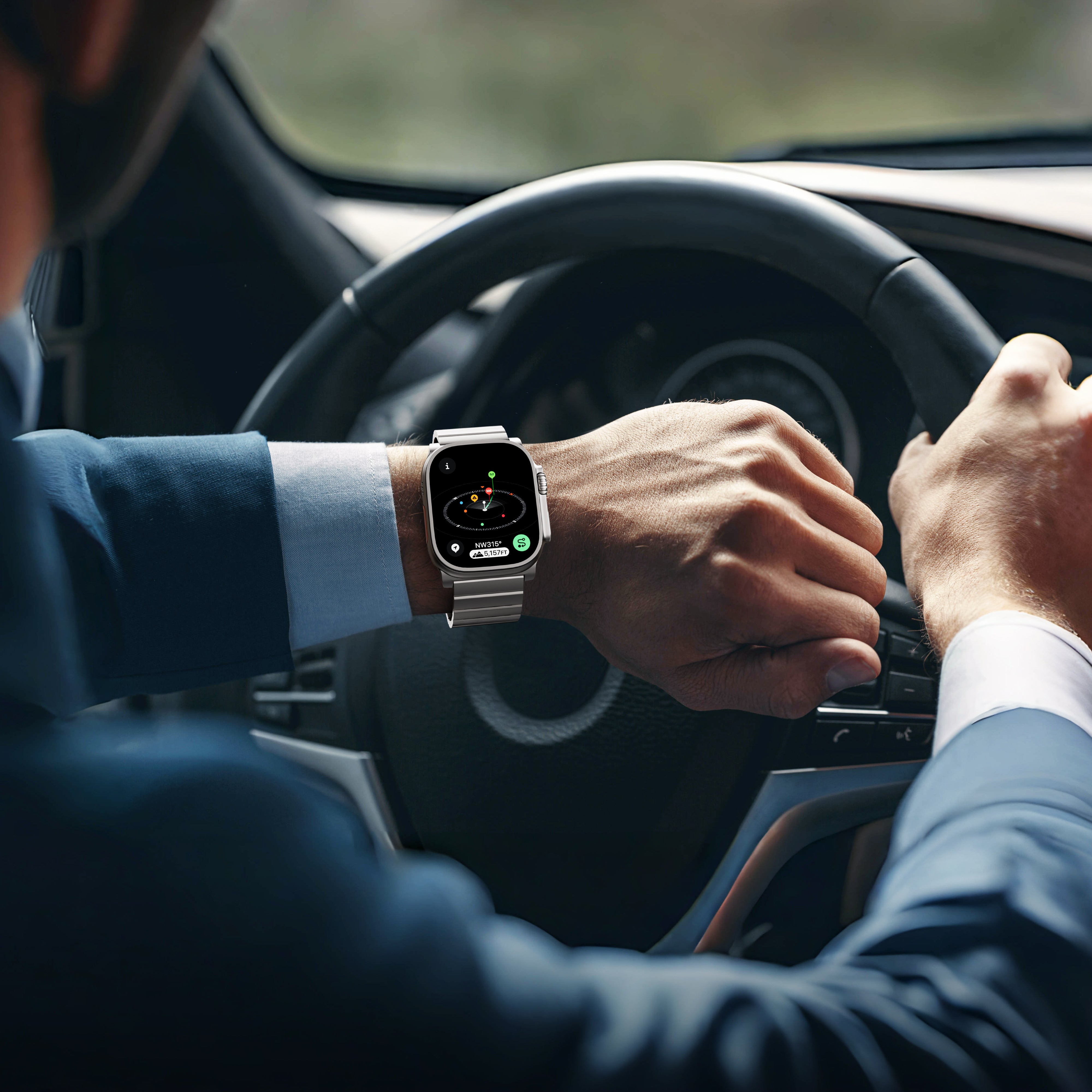 Grade 2 Titanium Magnetic Band for Apple Watch Ultra