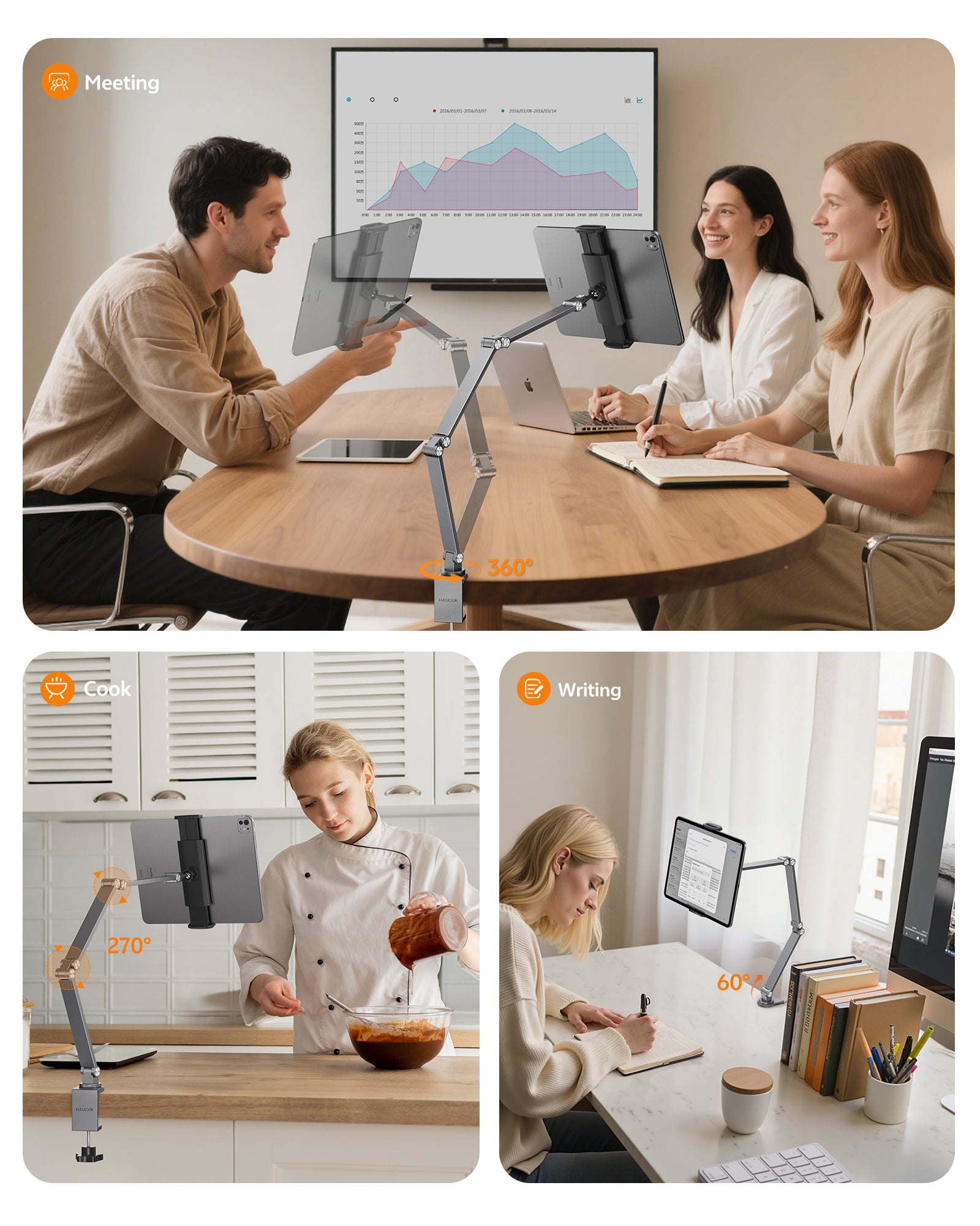 Universal Tablet Phone Arm Mount