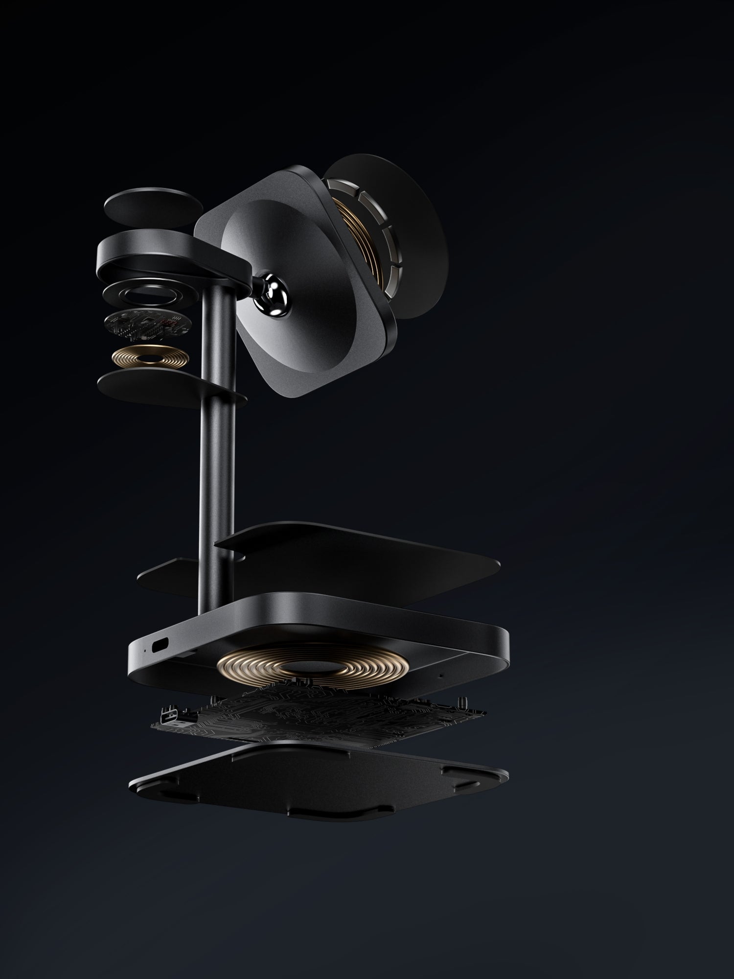 Ultra-Rise Qi2 3 in 1 Wireless Charging Station for Apple