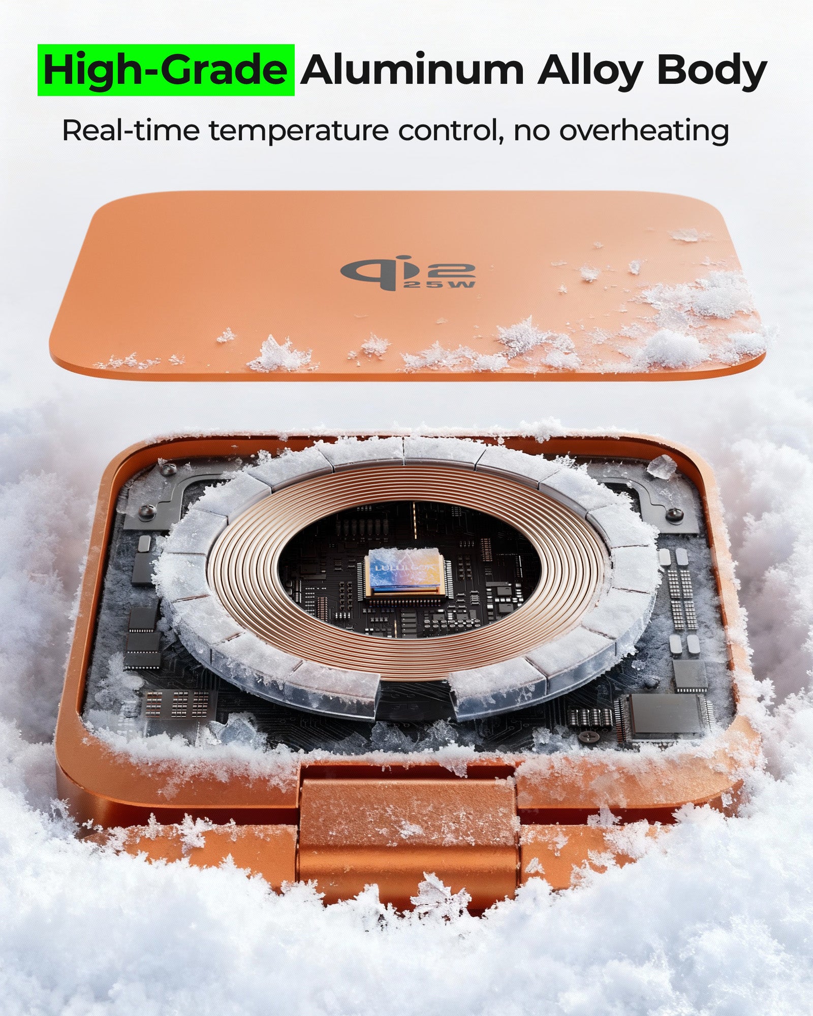 Qi2.2 25W Aluminum 3-in-1 Foldable Charging Station