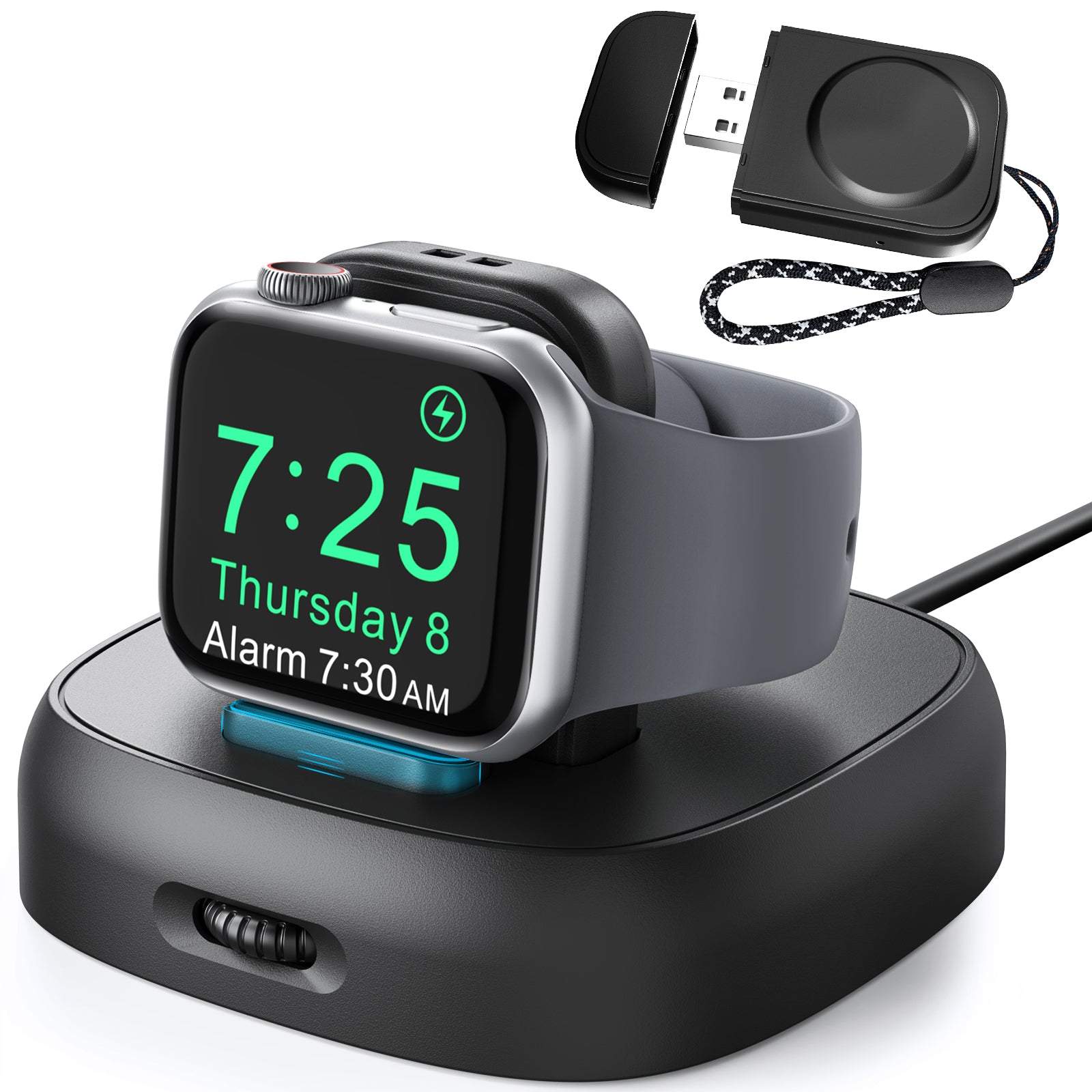 Detachable Charger with Stand for Apple Watch
