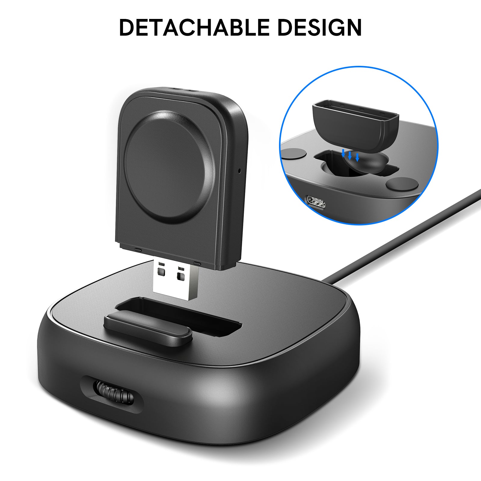 Detachable Charger with Stand for Apple Watch