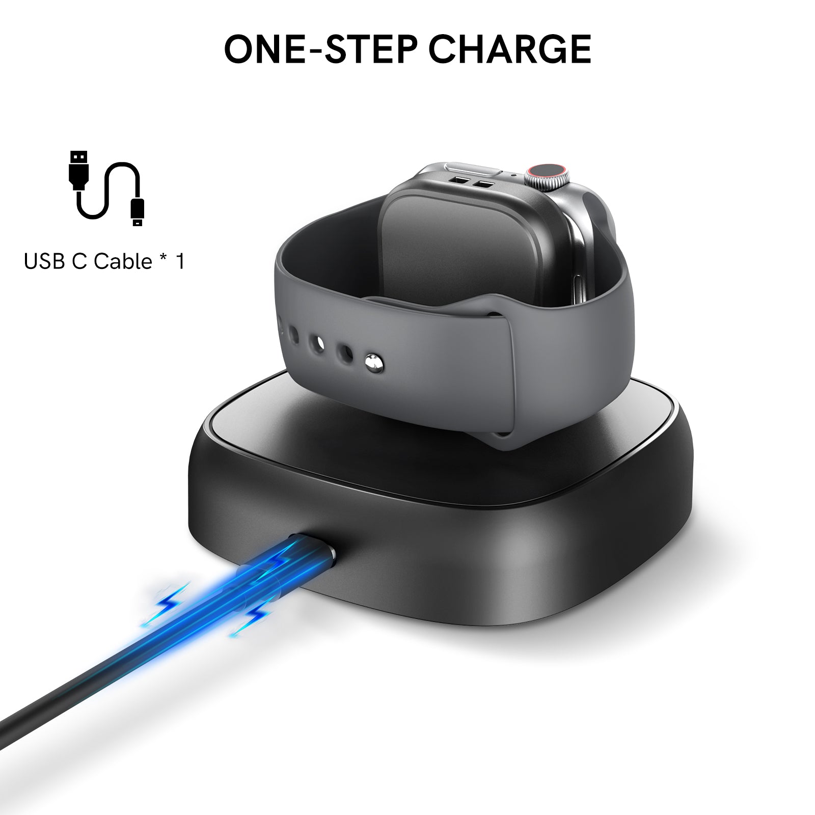 Detachable Charger with Stand for Apple Watch