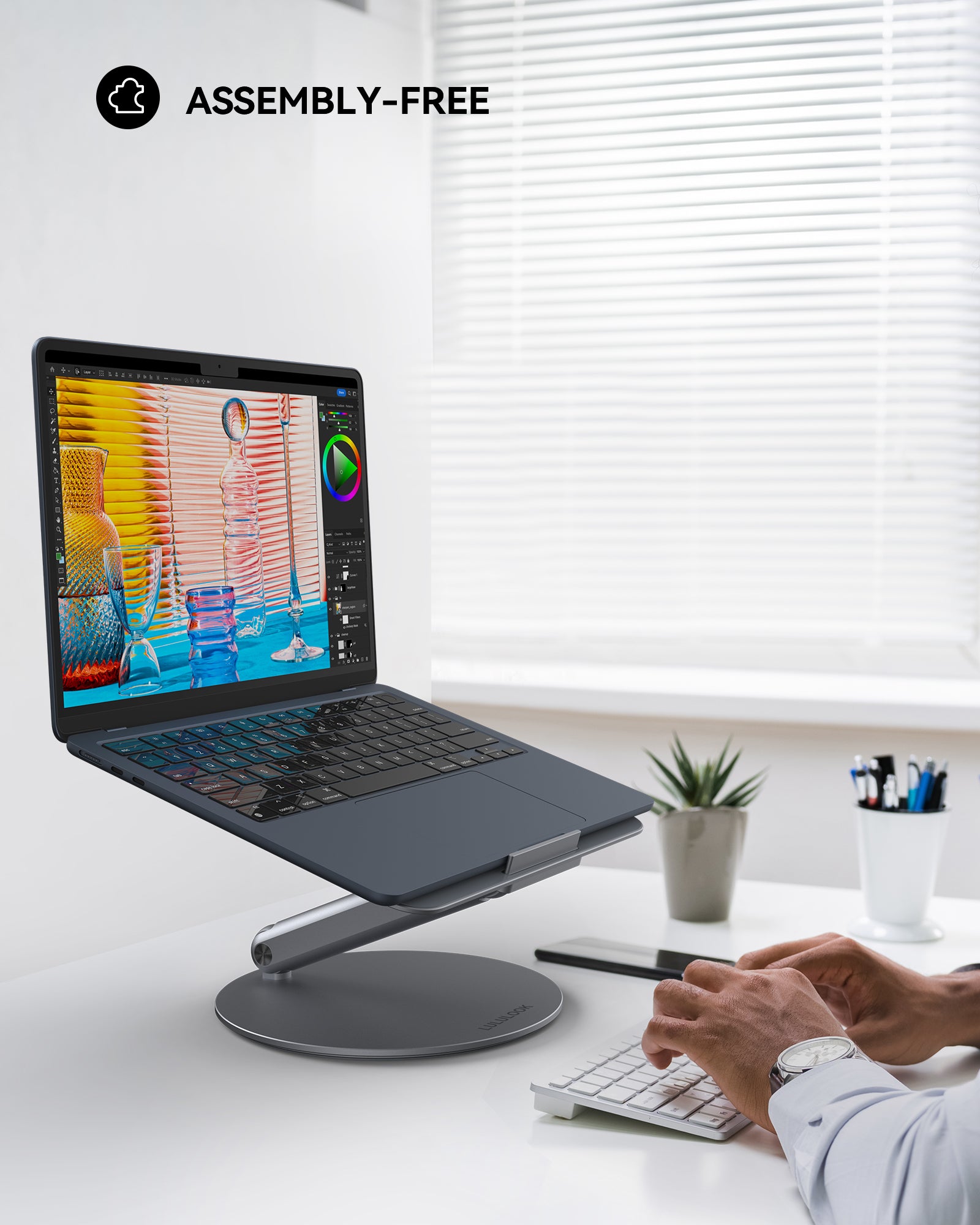 360 Rotating Foldable Laptop Stand