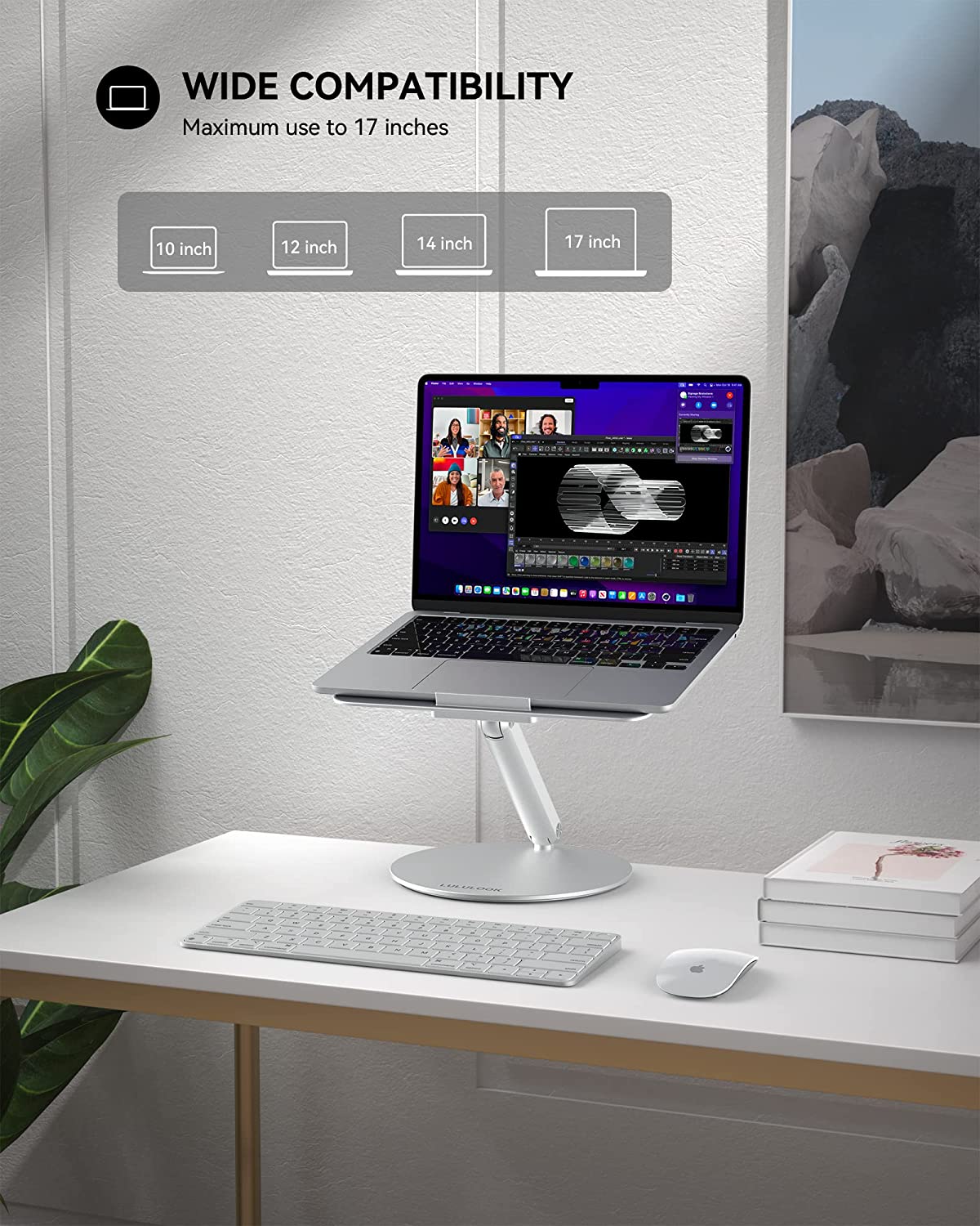 360 Rotating Foldable Laptop Stand