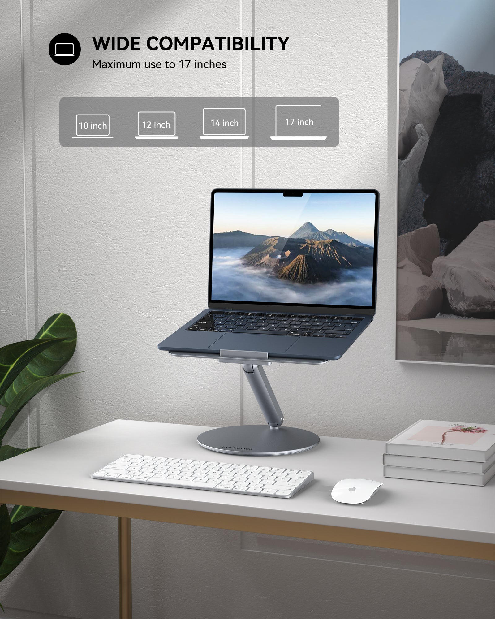 360 Rotating Foldable Laptop Stand