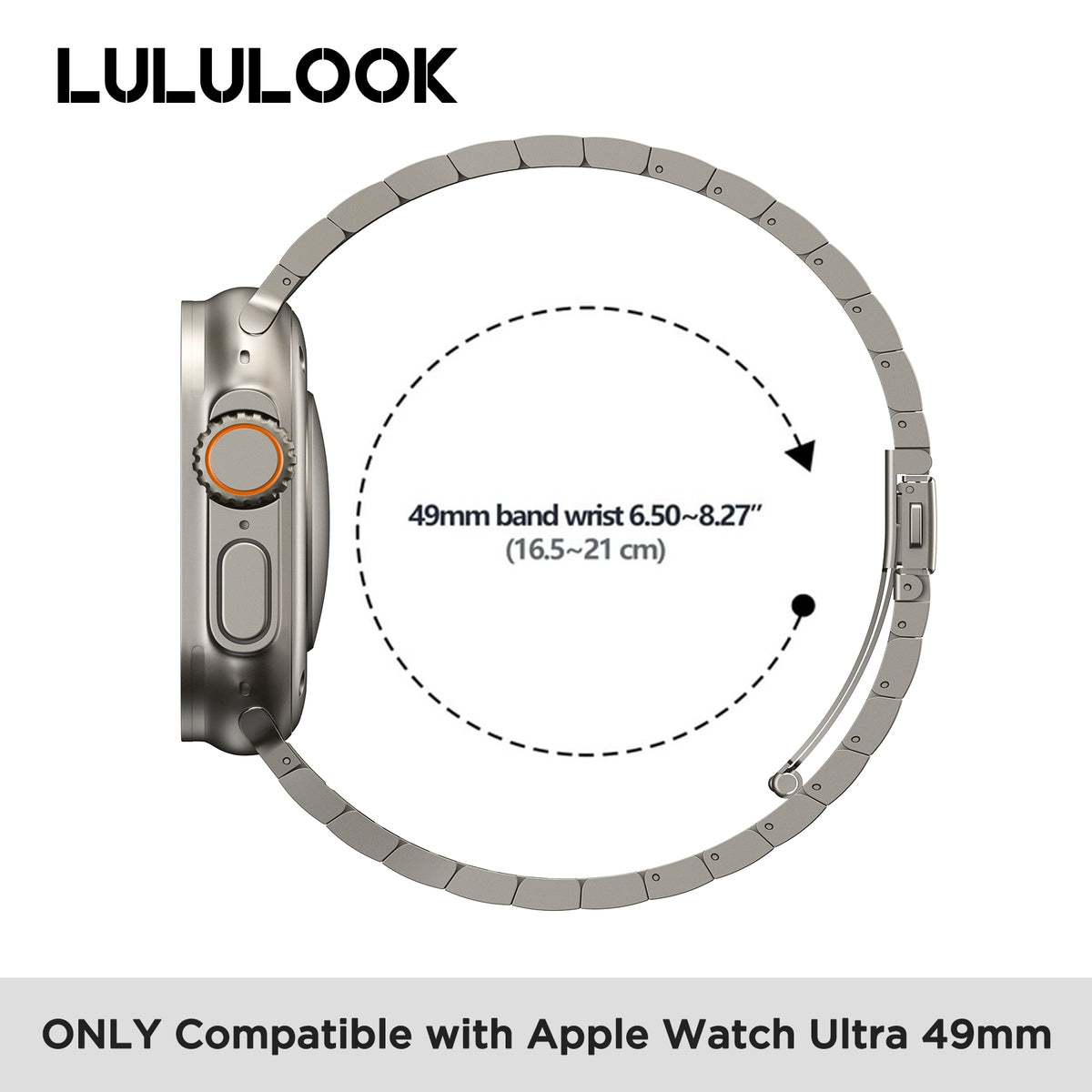 Titanium Link Band For Apple Watch