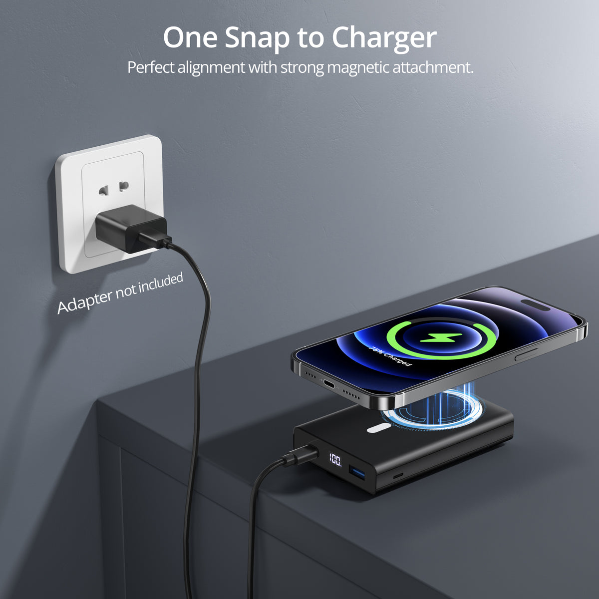 10000mAh Magnetic Power Bank
