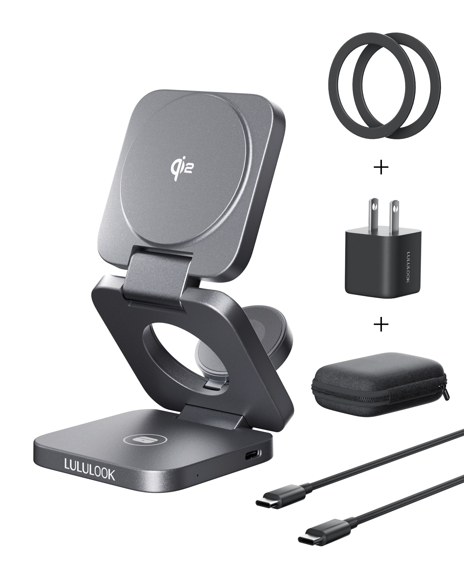 Qi2 3 in 1 Wireless Travel Charger for Samsung