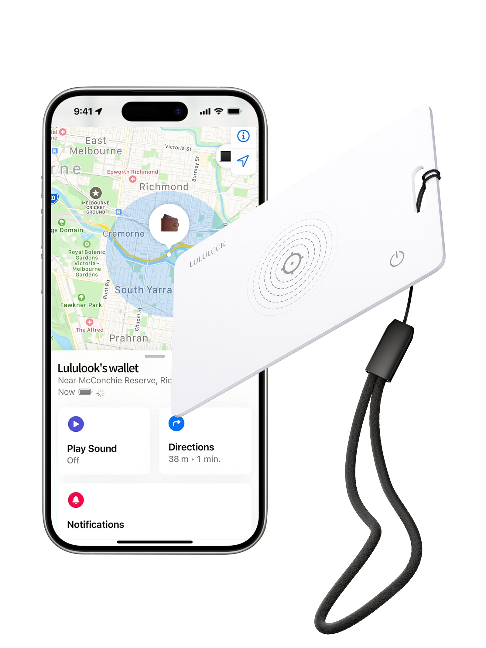 Rechargeable Tracking Card | Find My