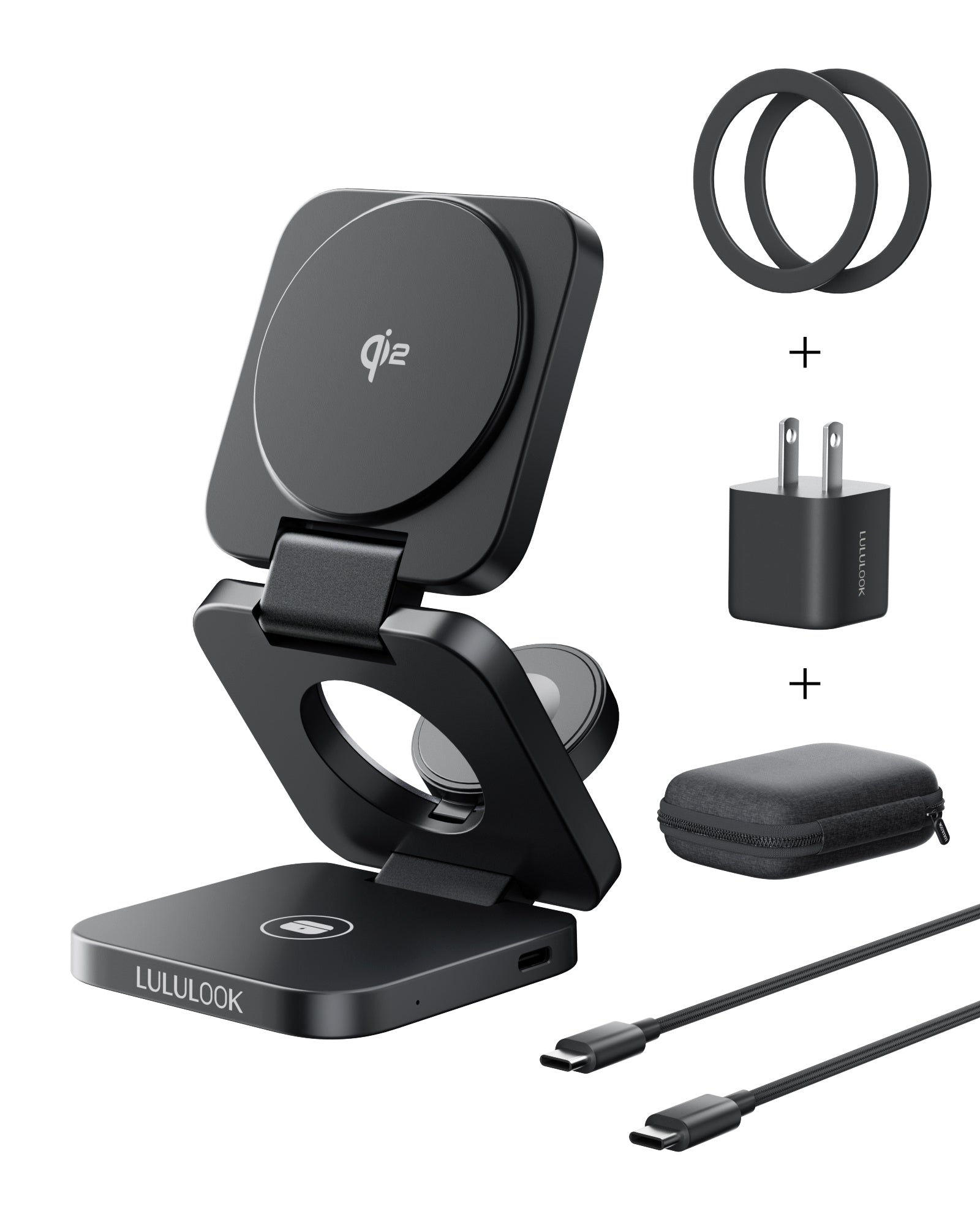 Qi2 3 in 1 Wireless Travel Charger for Samsung