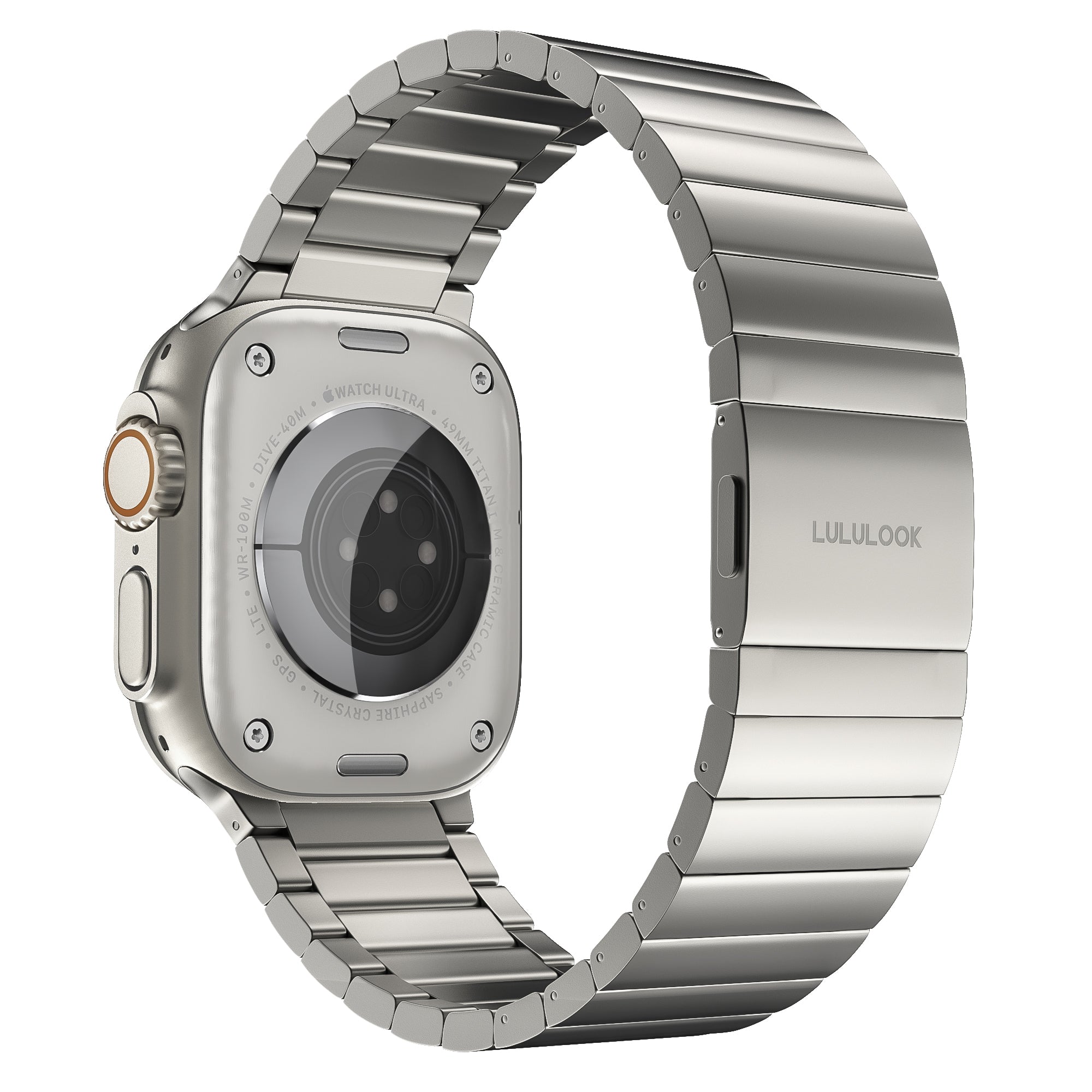 Lululook Titanium Link Band with Magnetic Clasp for Apple Watch Ultra -  Lululook Official