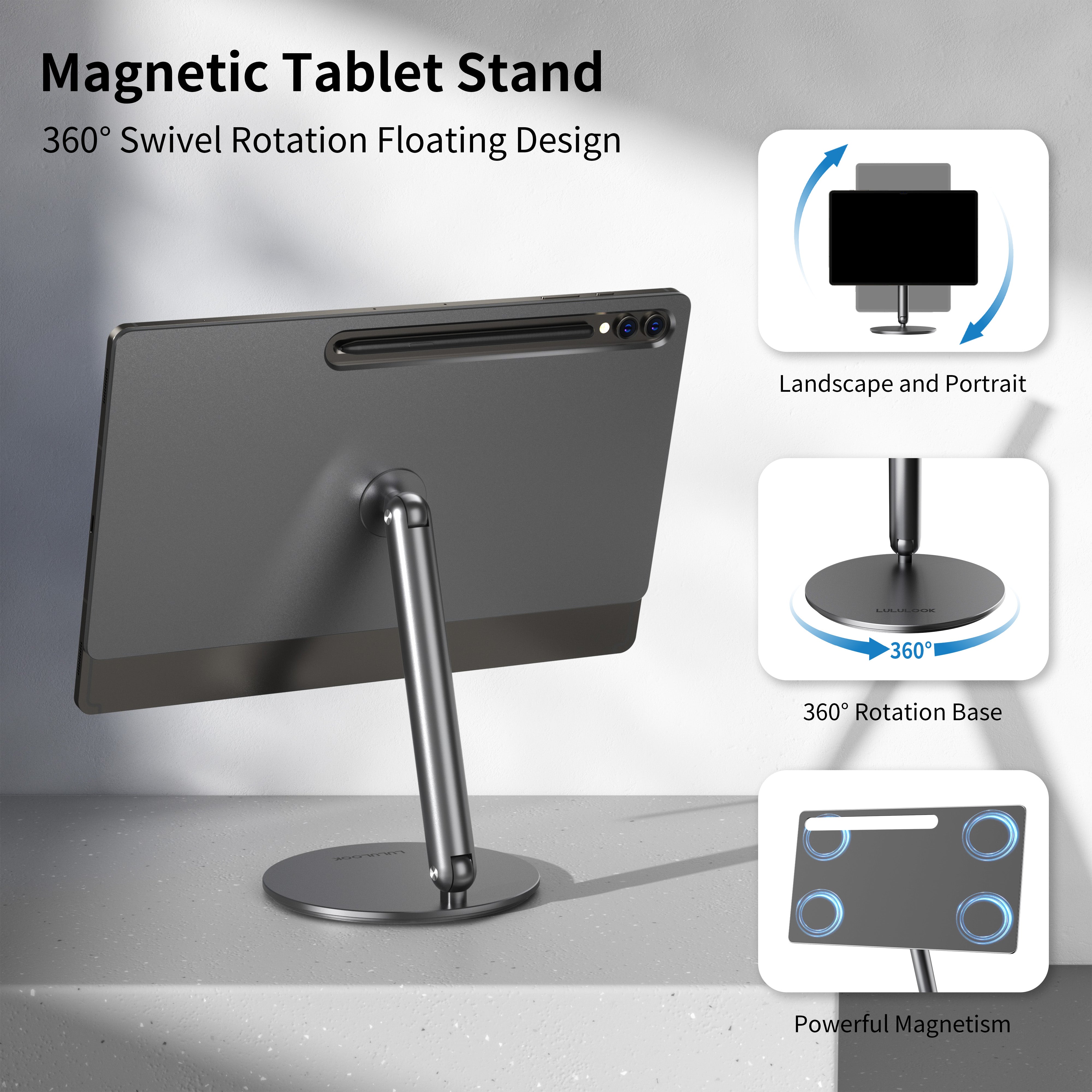 Magnetic Stand for Galaxy Tab S10/S9/S8 Ultra | S9+/S9 FE+/S8+/S7+/S7 FE