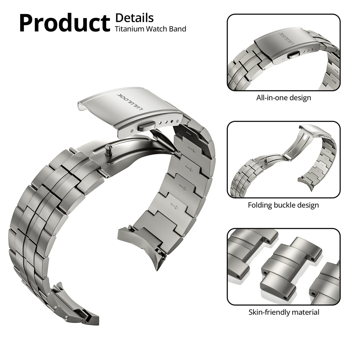 Titanium Band for Samsung Galaxy Watch