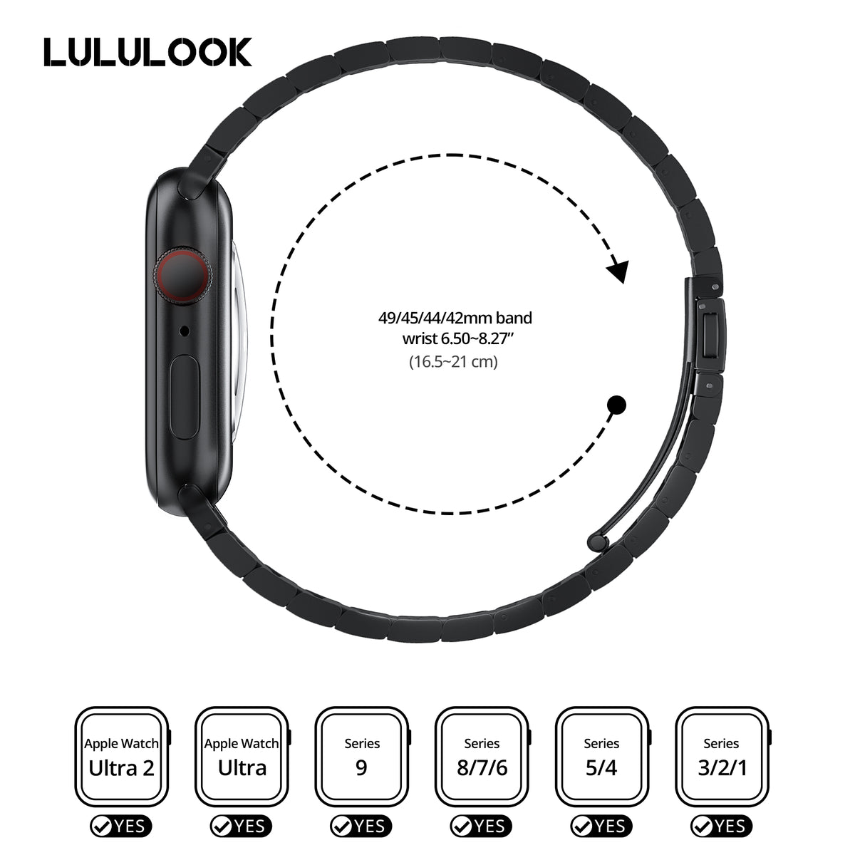 Titanium Link Band For Apple Watch