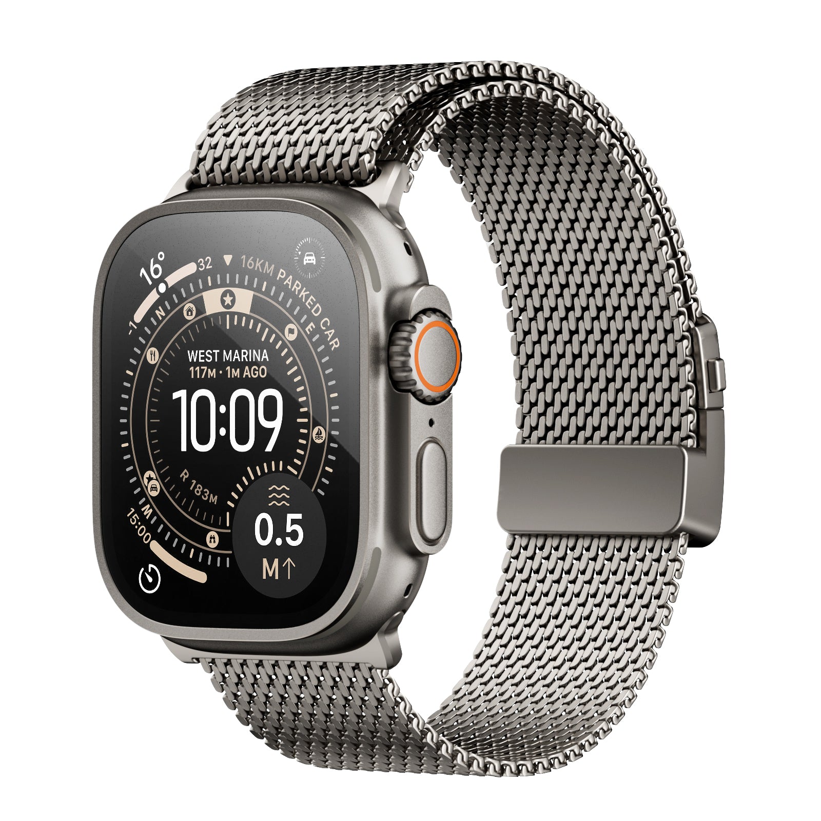 Titanium Milanese Band - Grade 5 Edition