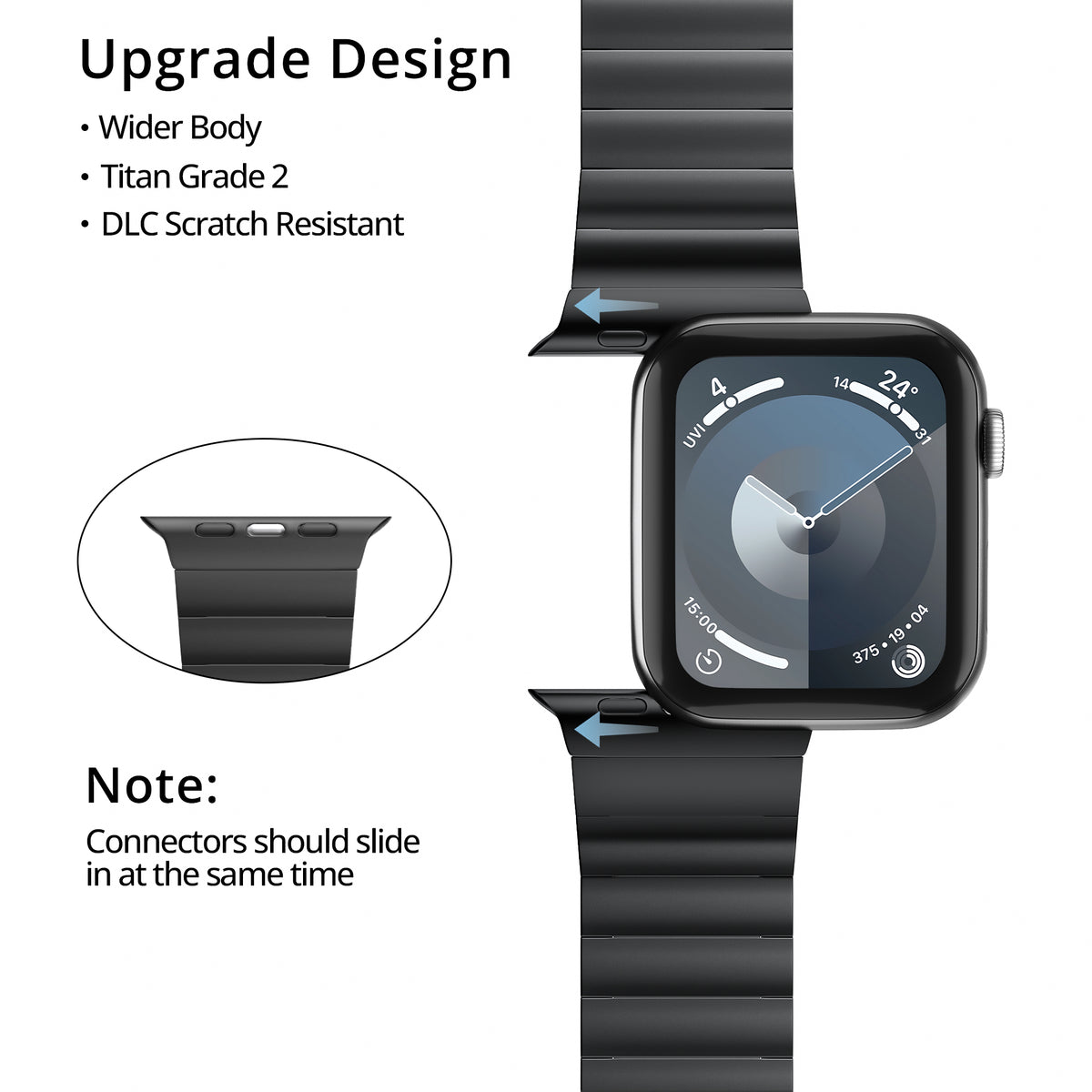 Titanium Link Band For Apple Watch