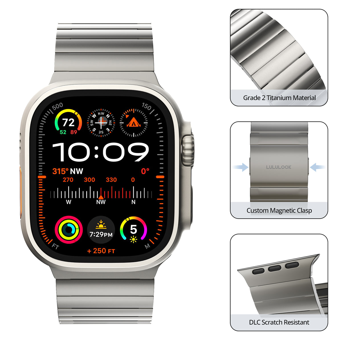 Titanium-Link-Bracelet-with-Magnetic-Clasp-for-Apple-Watch-Ultra-4