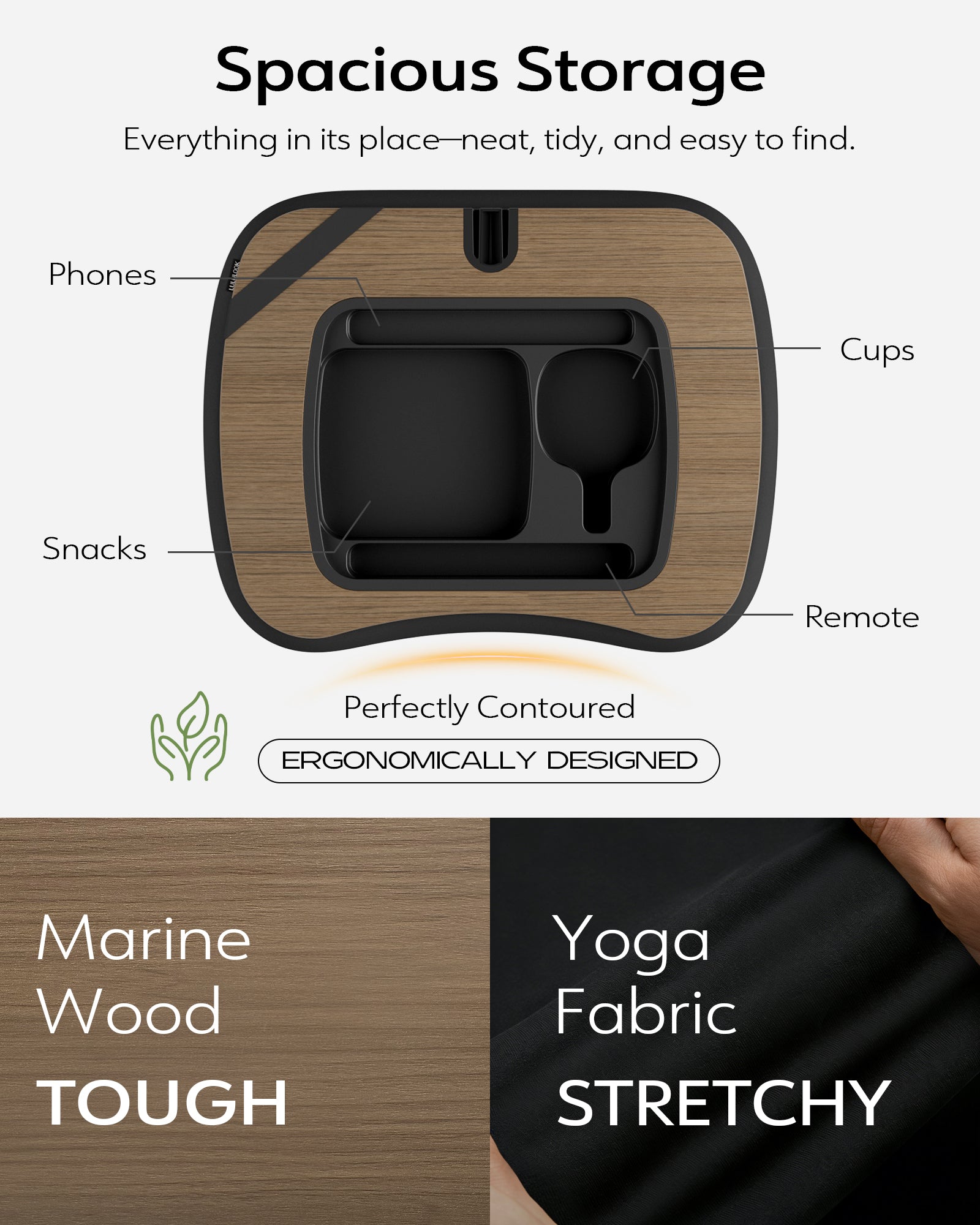 2-in-1 Lap Desk & Kindle Pillow Stand