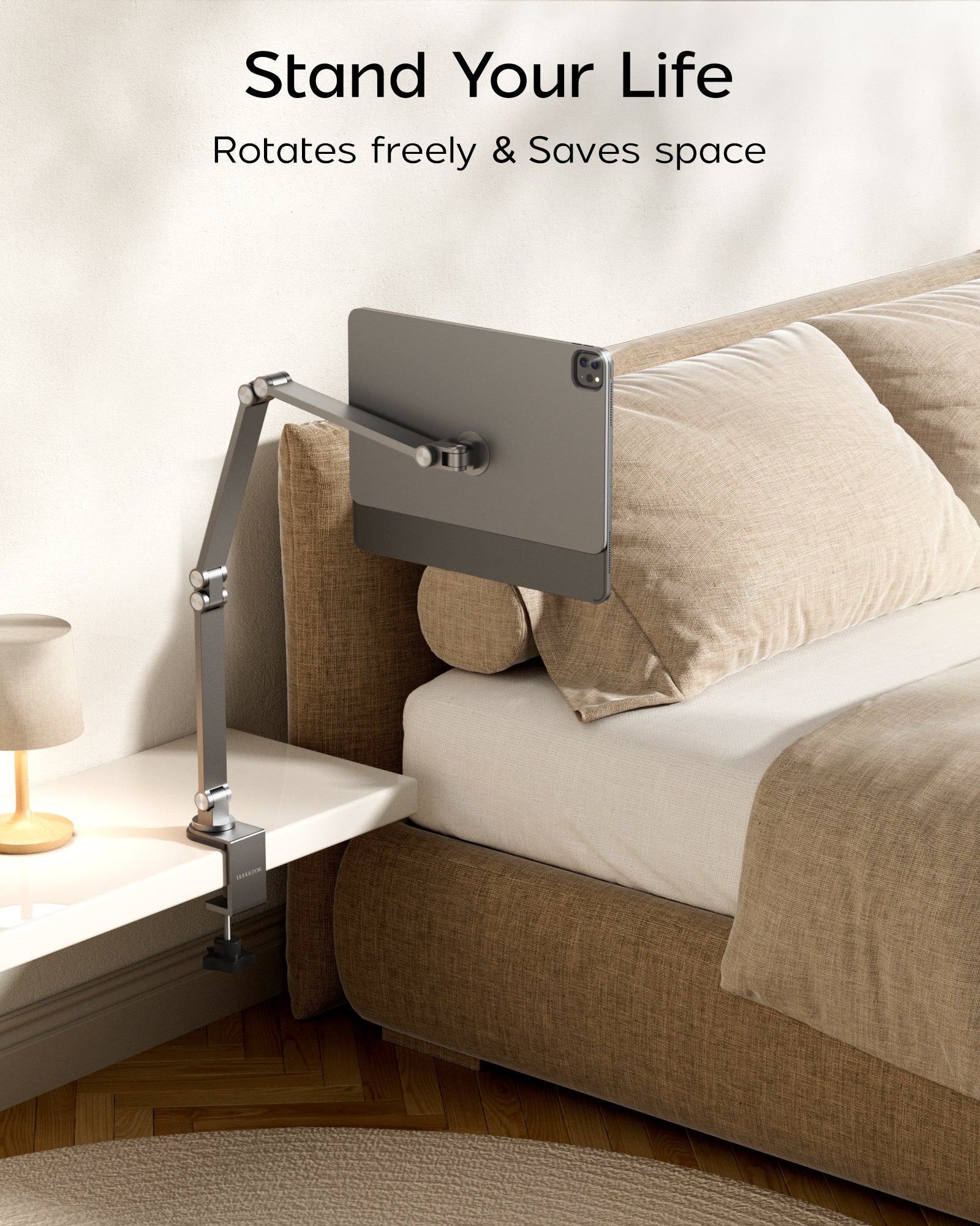 Foldable Magnetic Arm Mount Stand for iPad