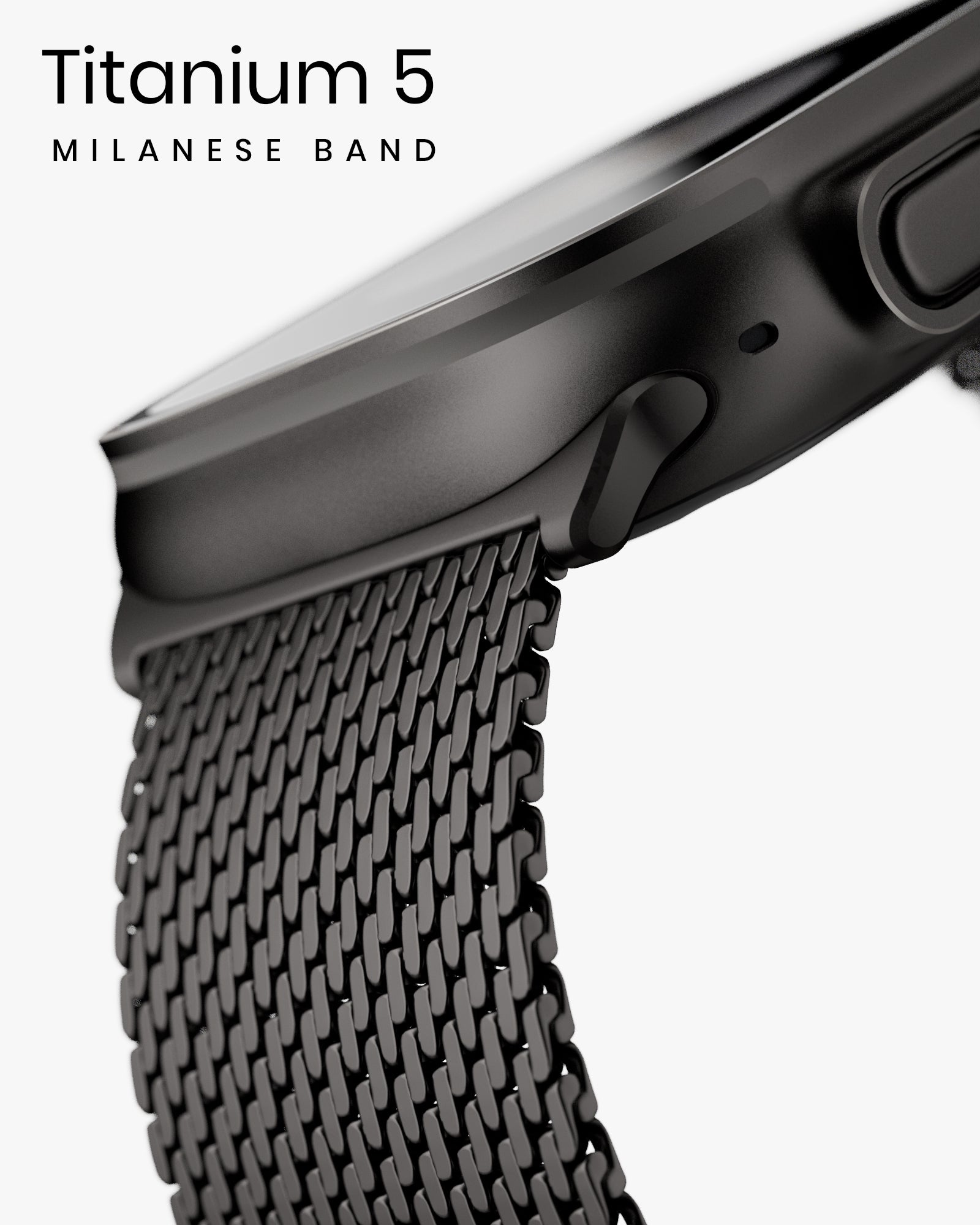 Titanium Milanese Band - Grade 5 Edition
