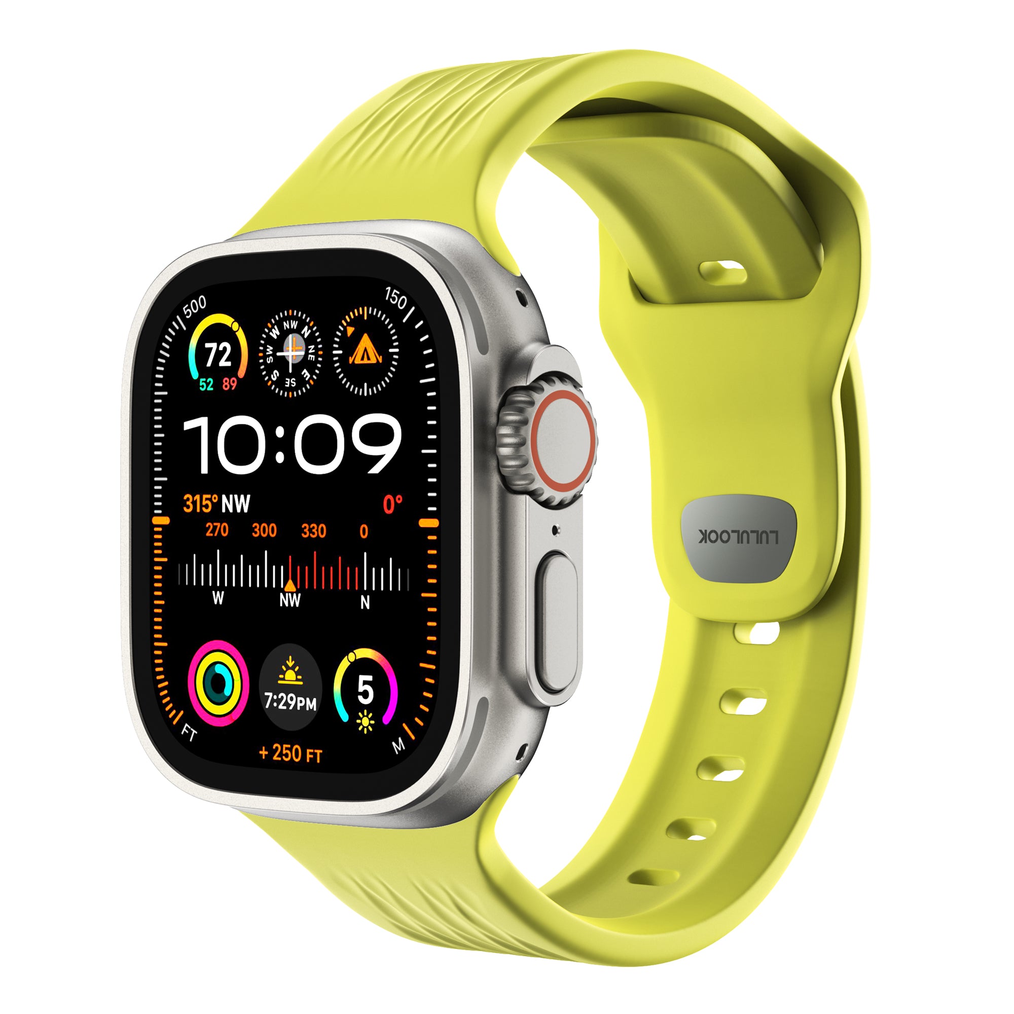 Buy LULULOOK FKM Sport Band for Apple Watch Ultra 2/1 49MM, Series