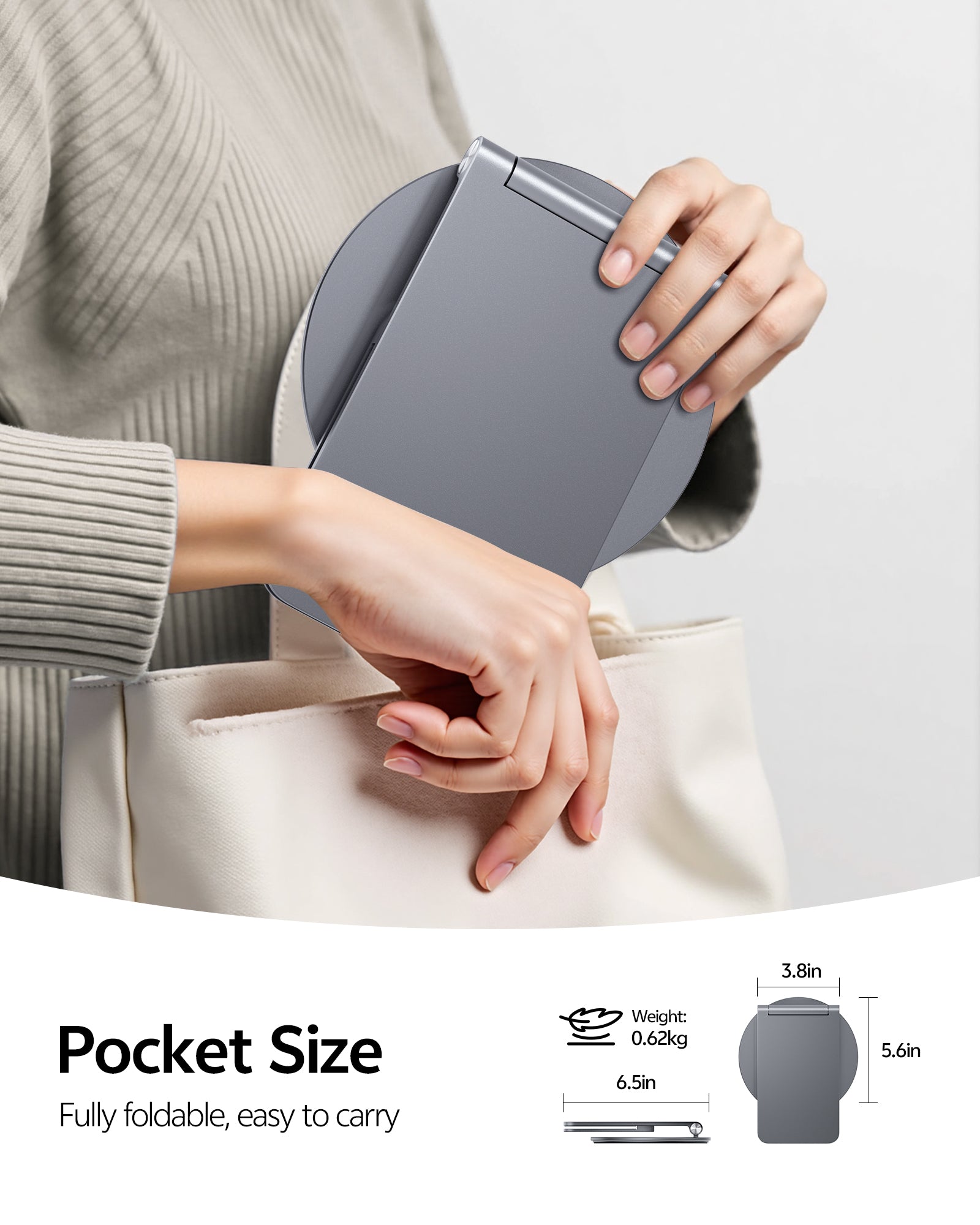 360 Rotating Foldable Surface Pro Stand