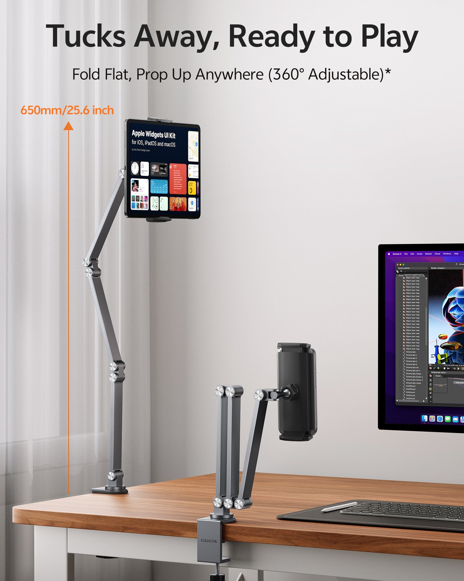 Universal Tablet Phone Arm Mount