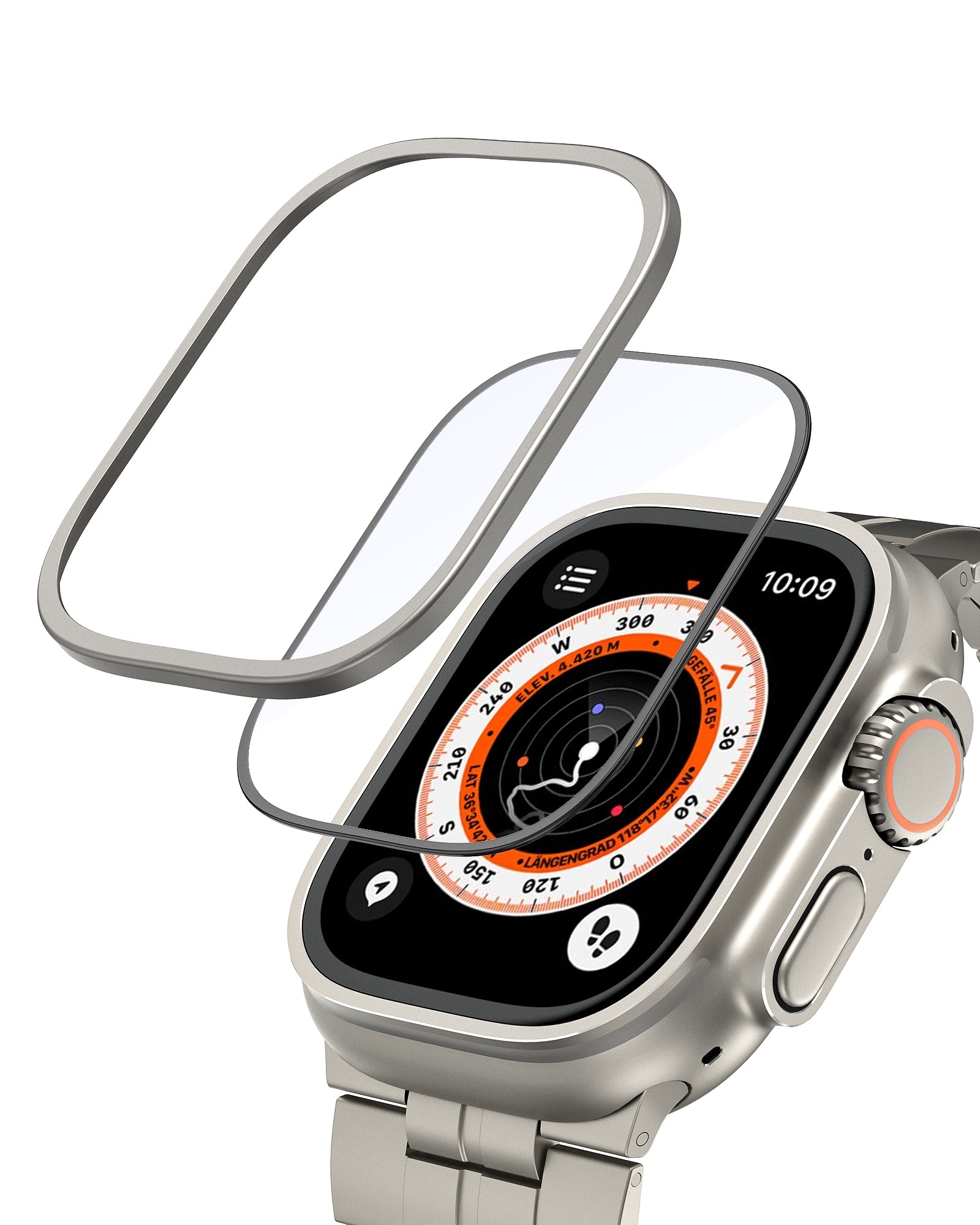 Tempered Glass Screen Protector for Apple Watch Ultra-2 Pack