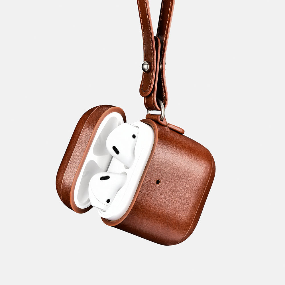 Airpods Leather Case with Strap