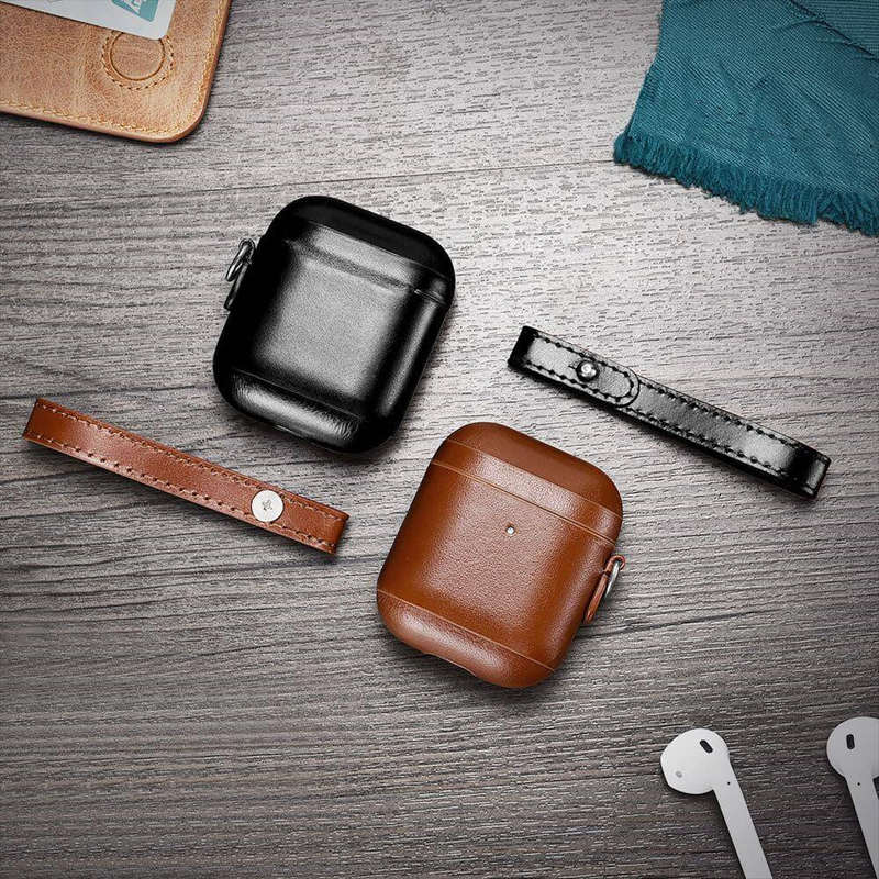 Airpods Leather Case with Strap