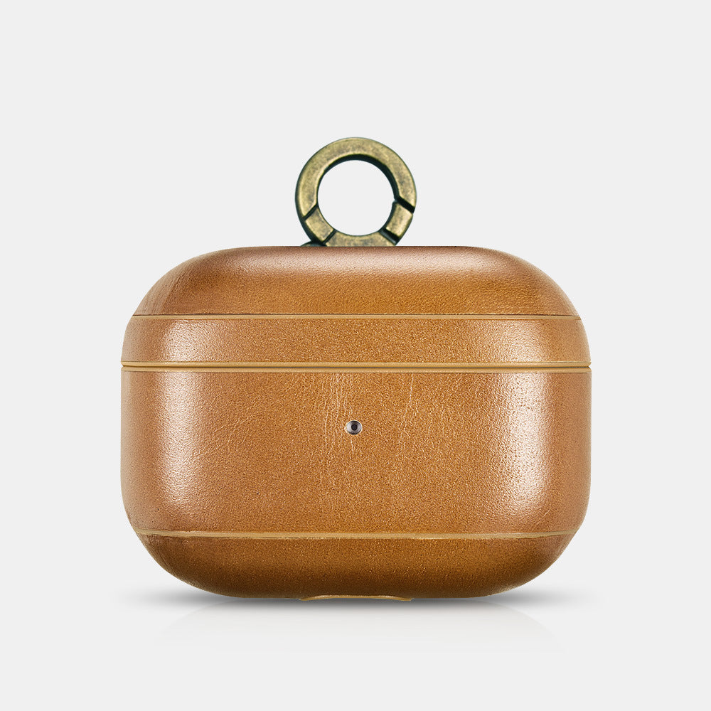 Airpods Pro Leather Case with Keychain