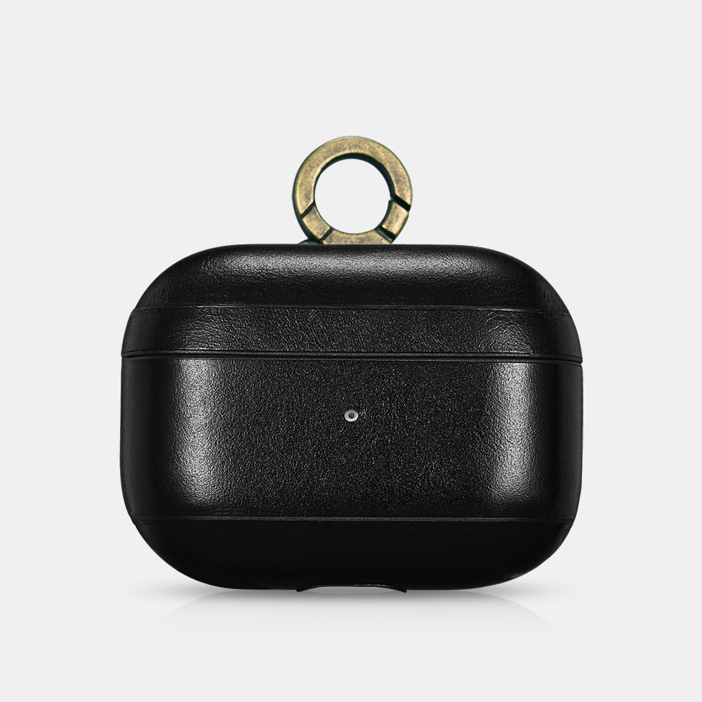 Airpods Pro Leather Case with Keychain