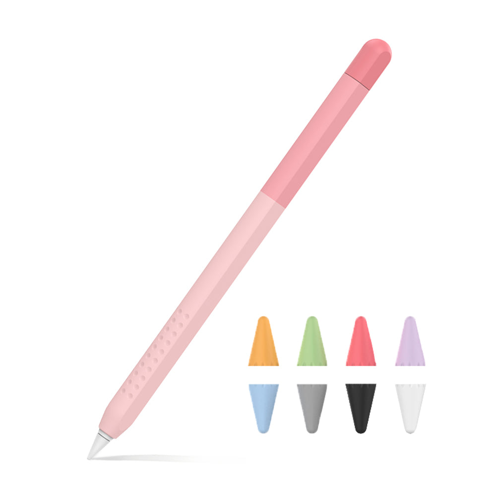 Silicone Case with 8 Nib Covers For Apple Pencil 2