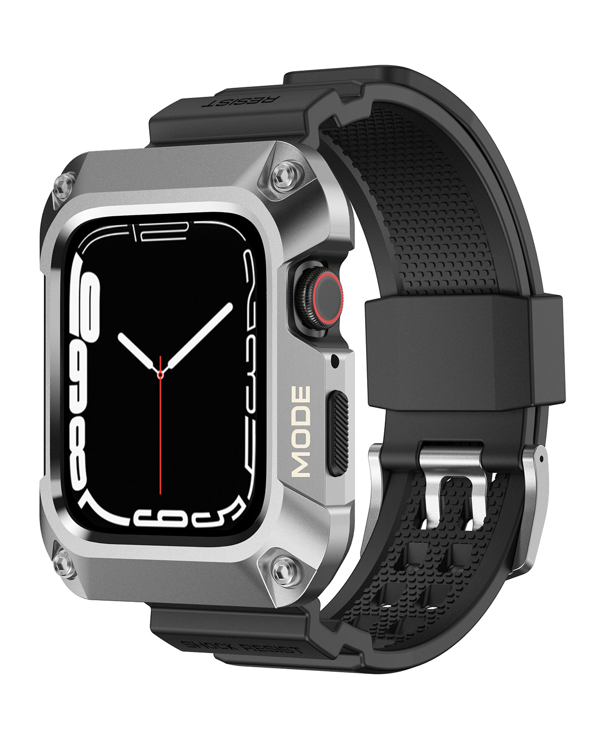 Apple Watch Rugged Metal Case with TPU Strap