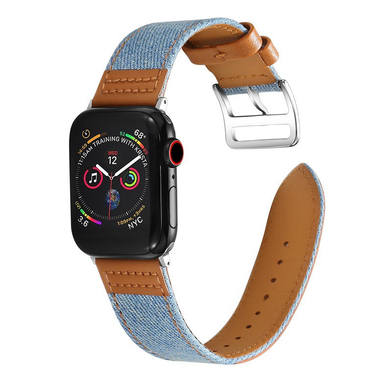 Canvas Leather Apple Watch Band