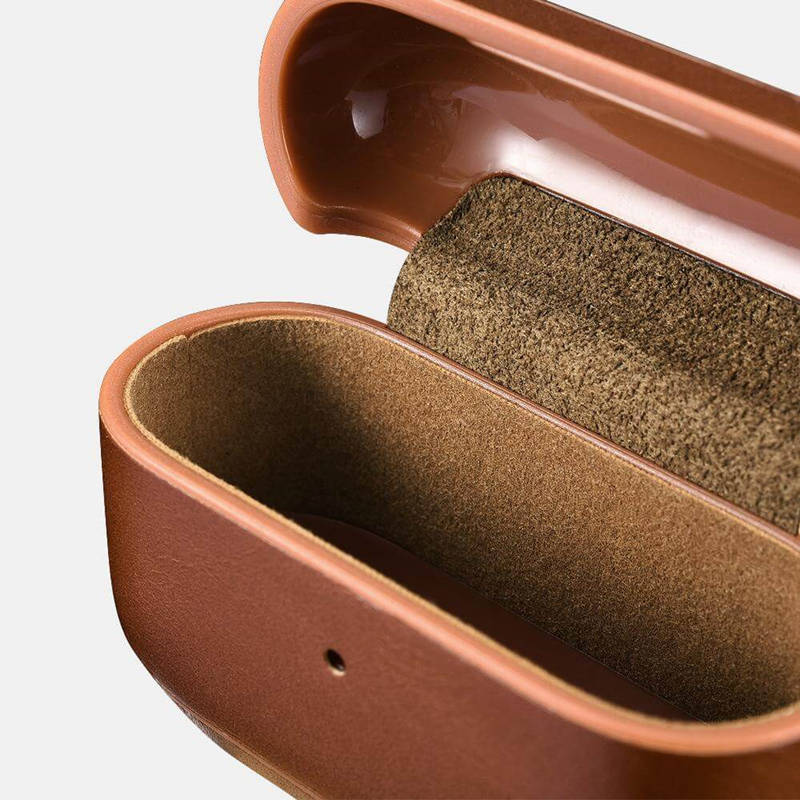 Airpods Pro Leather Case with Keychain