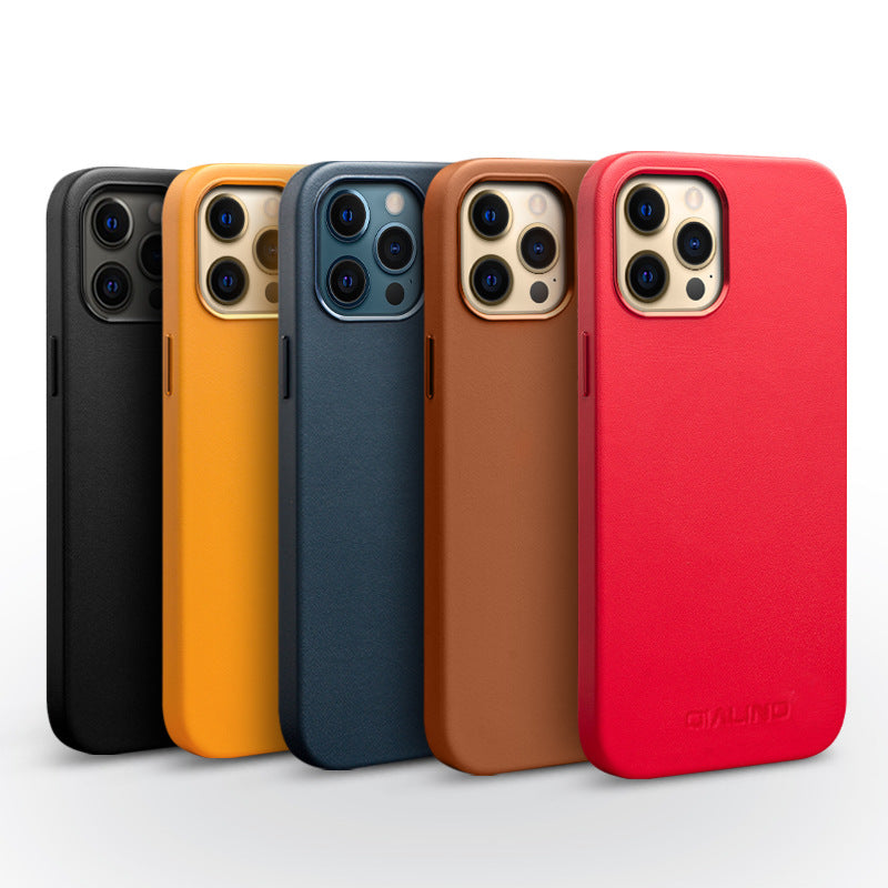 Magnetic Leather Case for iPhone 12 Series