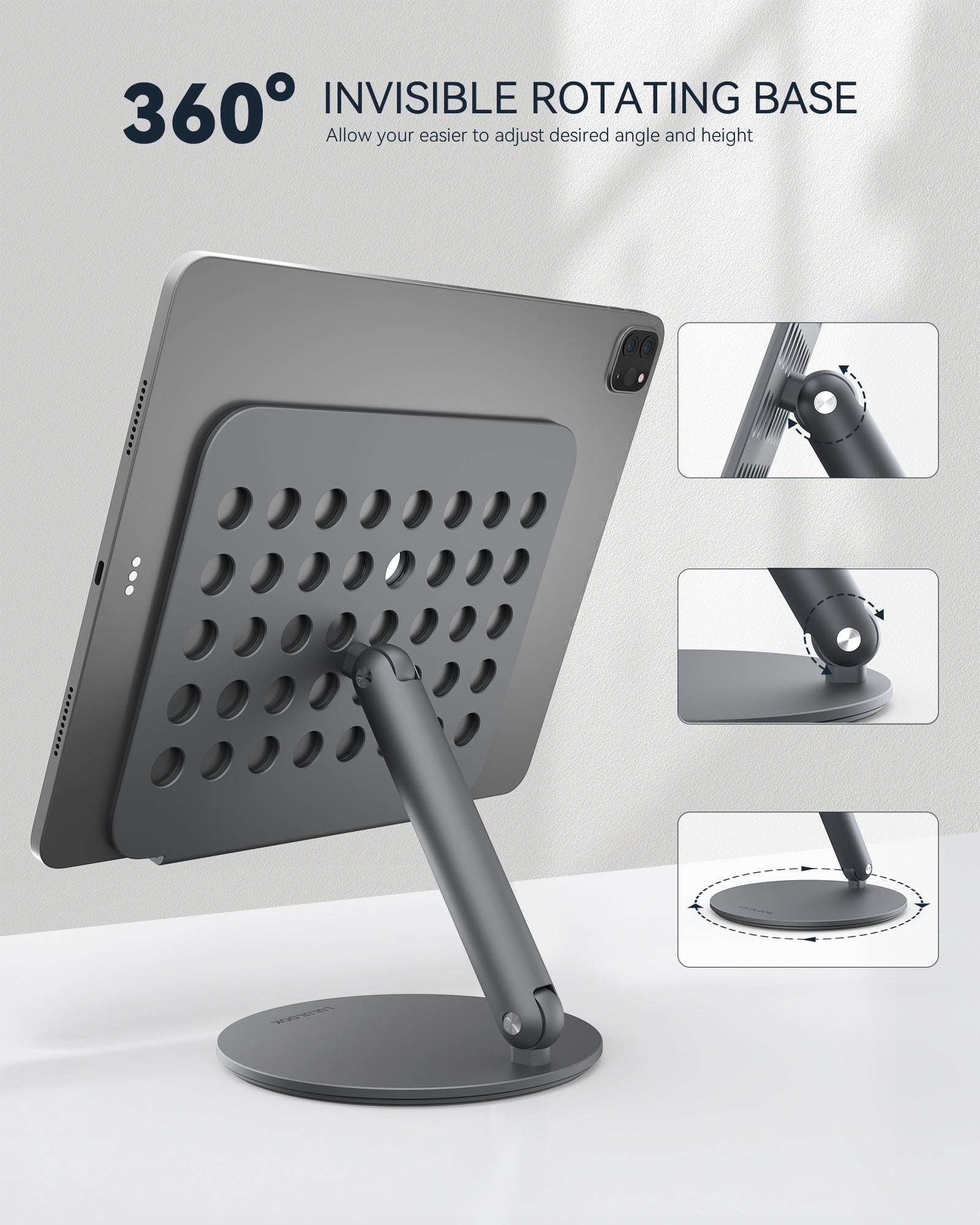 360 Rotating Foldable - Universal Tablet iPad Stand, Free Shipping -  Lululook Official